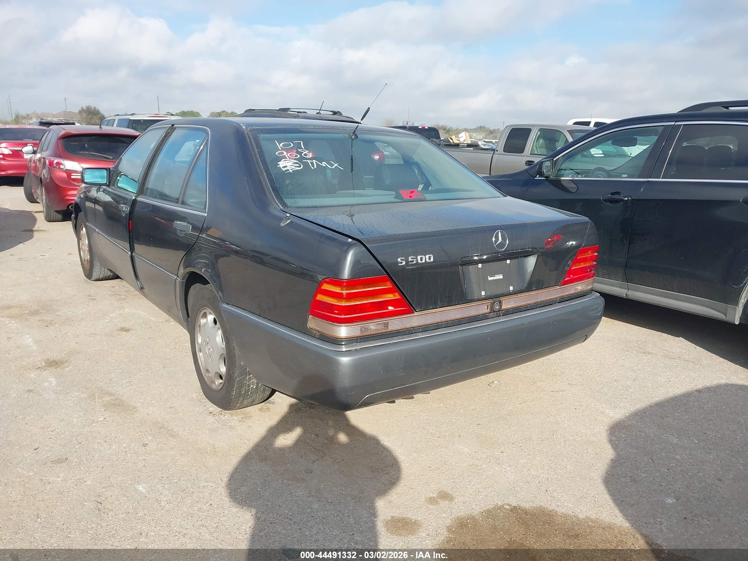 1993 Mercedes-benz 500 Sel Gray vin: WDBGA51E7PA107908