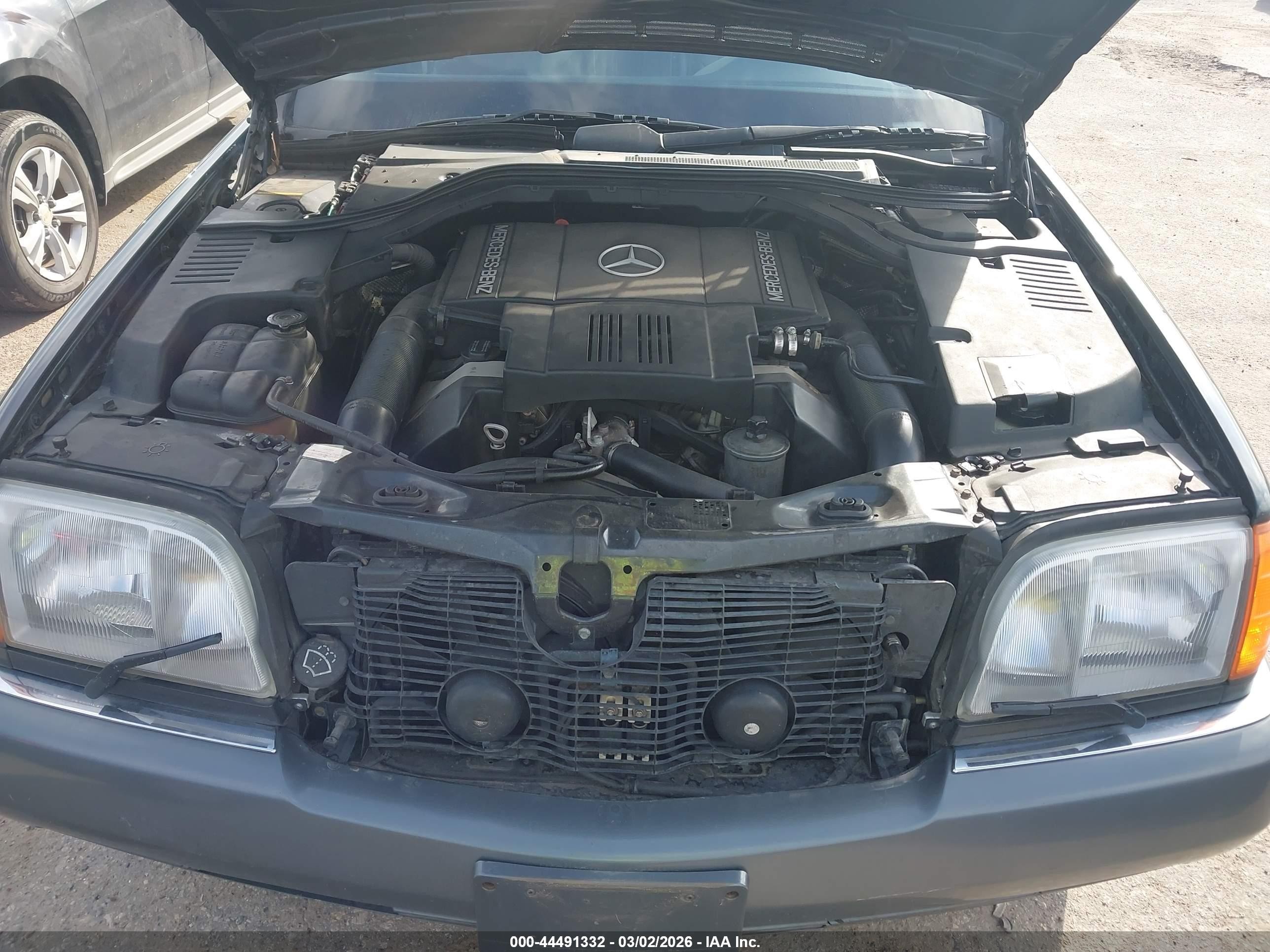 1993 Mercedes-benz 500 Sel Gray vin: WDBGA51E7PA107908
