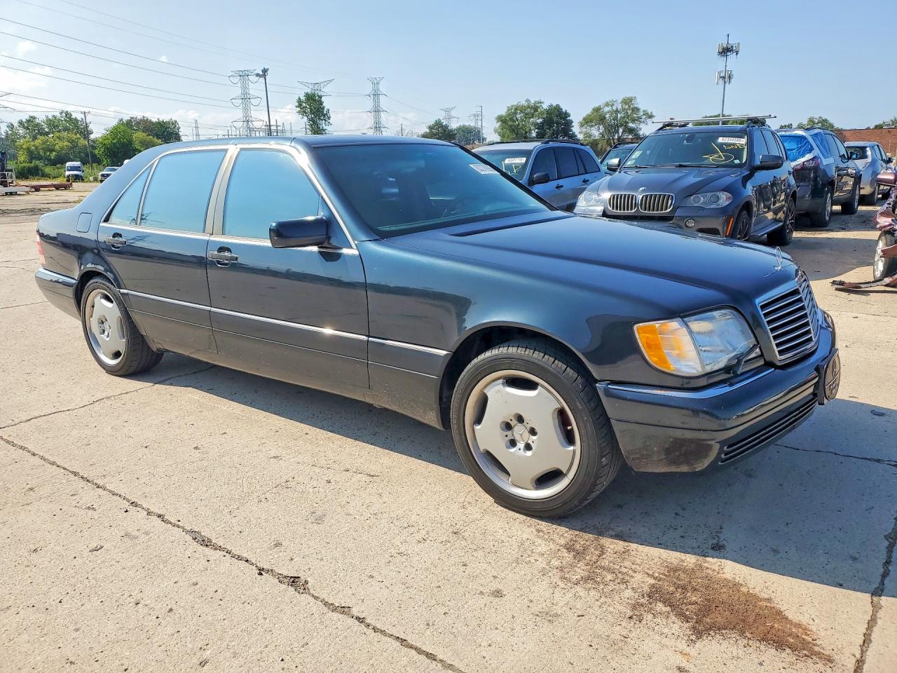 1996 Mercedes-benz S 500 Blue vin: WDBGA51E7TA302577