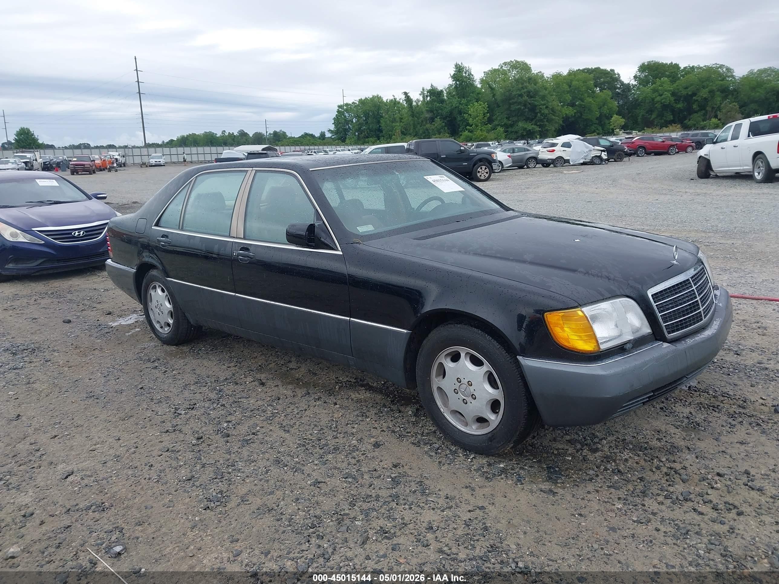 1993 Mercedes-benz 500 Sel Black vin: WDBGA51E8PA099172