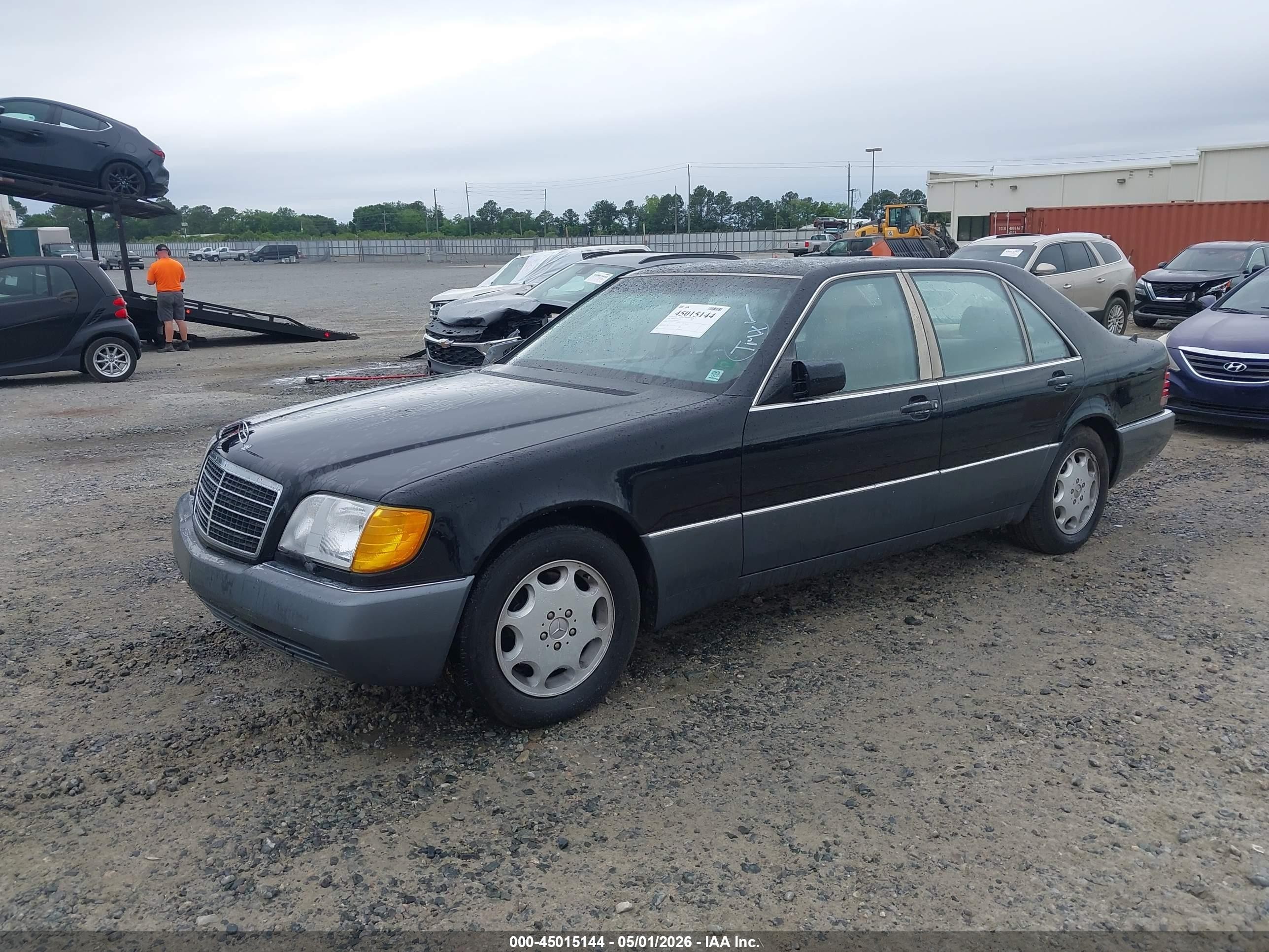 1993 Mercedes-benz 500 Sel Black vin: WDBGA51E8PA099172