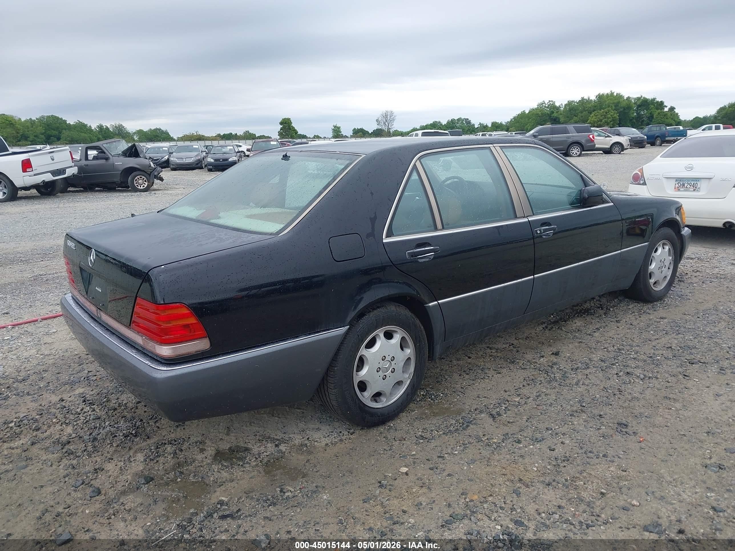 1993 Mercedes-benz 500 Sel Black vin: WDBGA51E8PA099172
