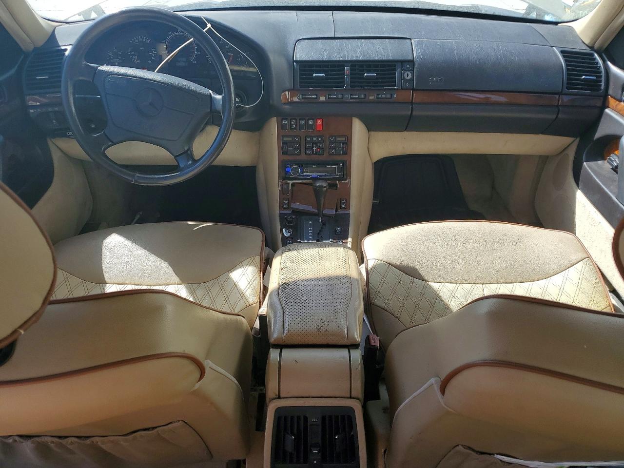 1994 Mercedes-benz S 500 Tan vin: WDBGA51E8RA152889