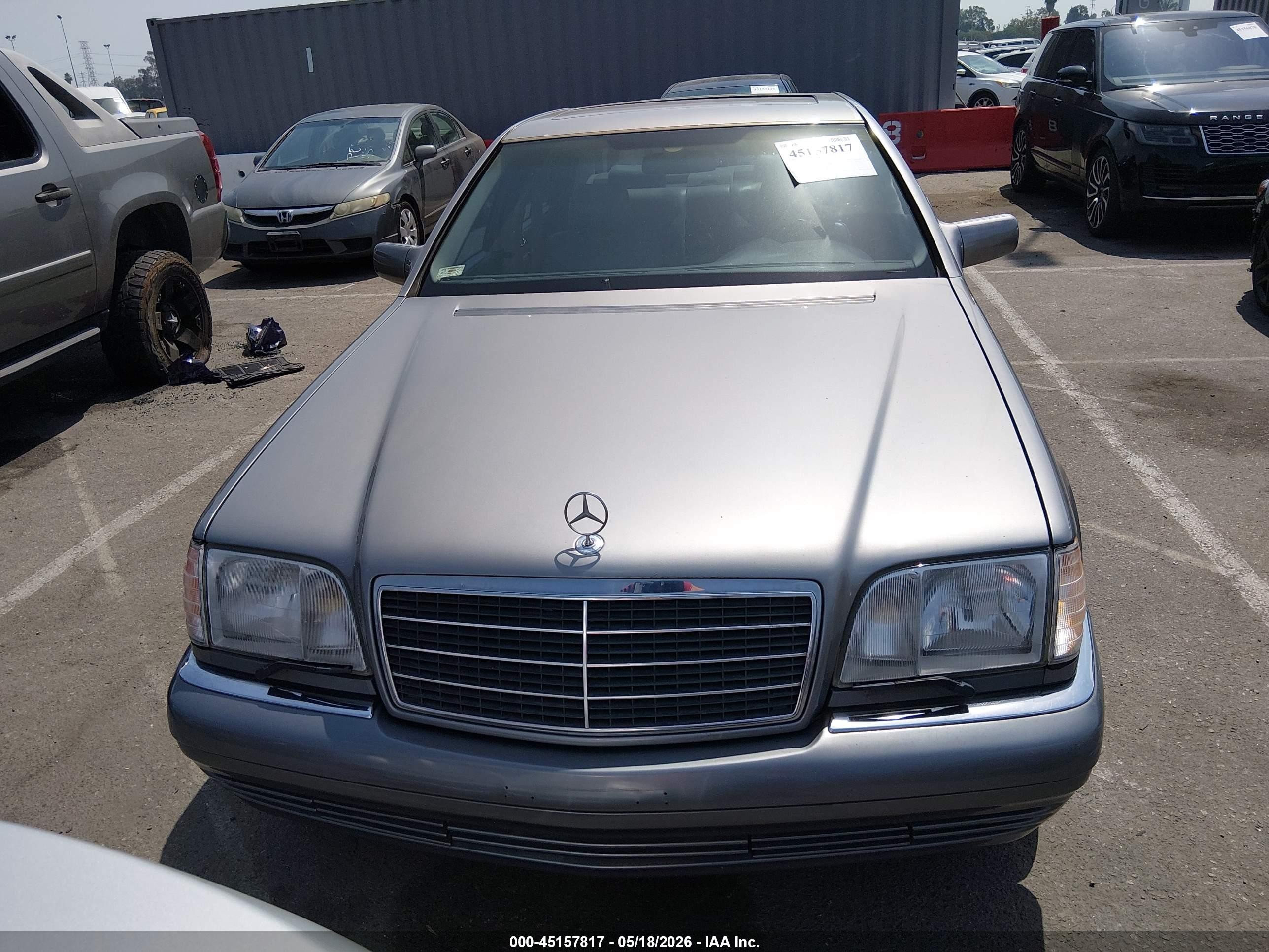 1993 Mercedes-benz 500 Sel Gray vin: WDBGA51E9PA091081