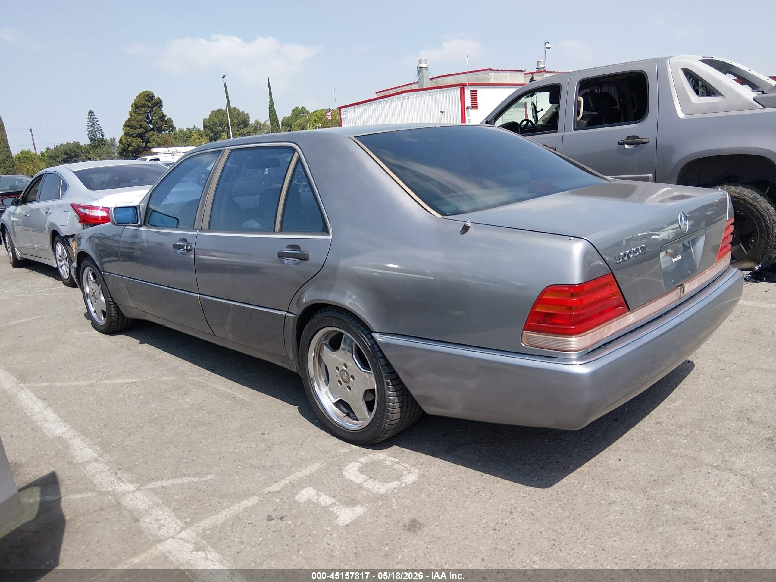 1993 Mercedes-benz 500 Sel Gray vin: WDBGA51E9PA091081