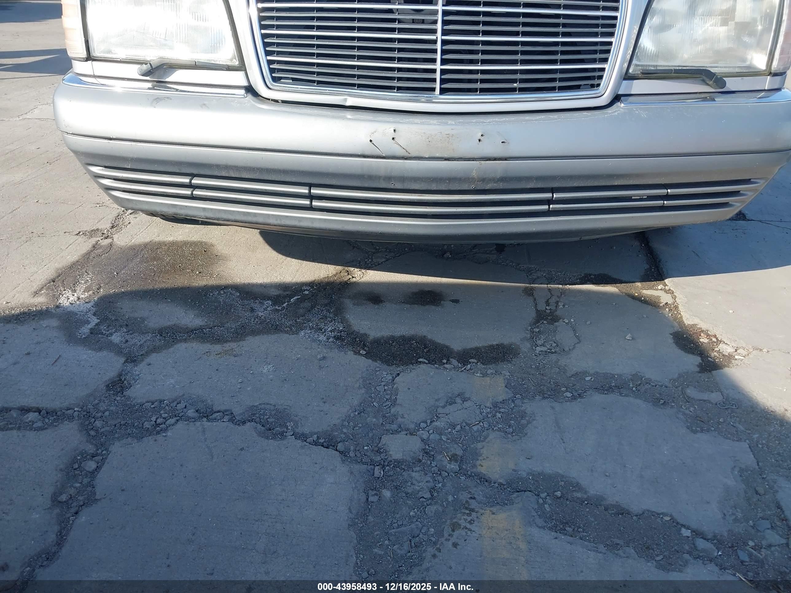1995 Mercedes-benz S 500 Silver vin: WDBGA51E9SA241182