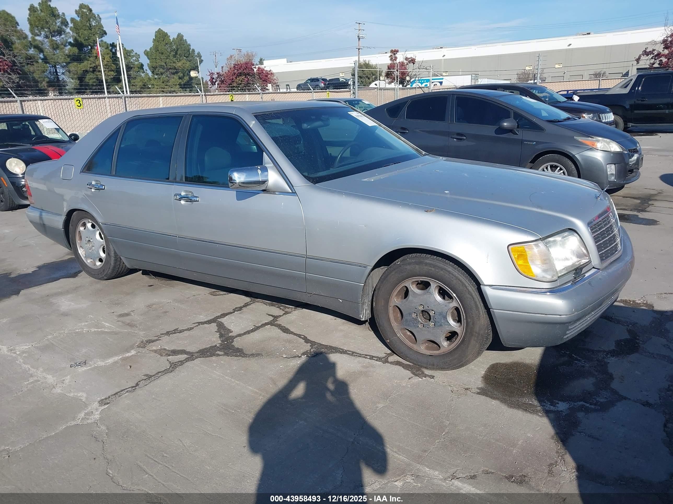 1995 Mercedes-benz S 500 Silver vin: WDBGA51E9SA241182