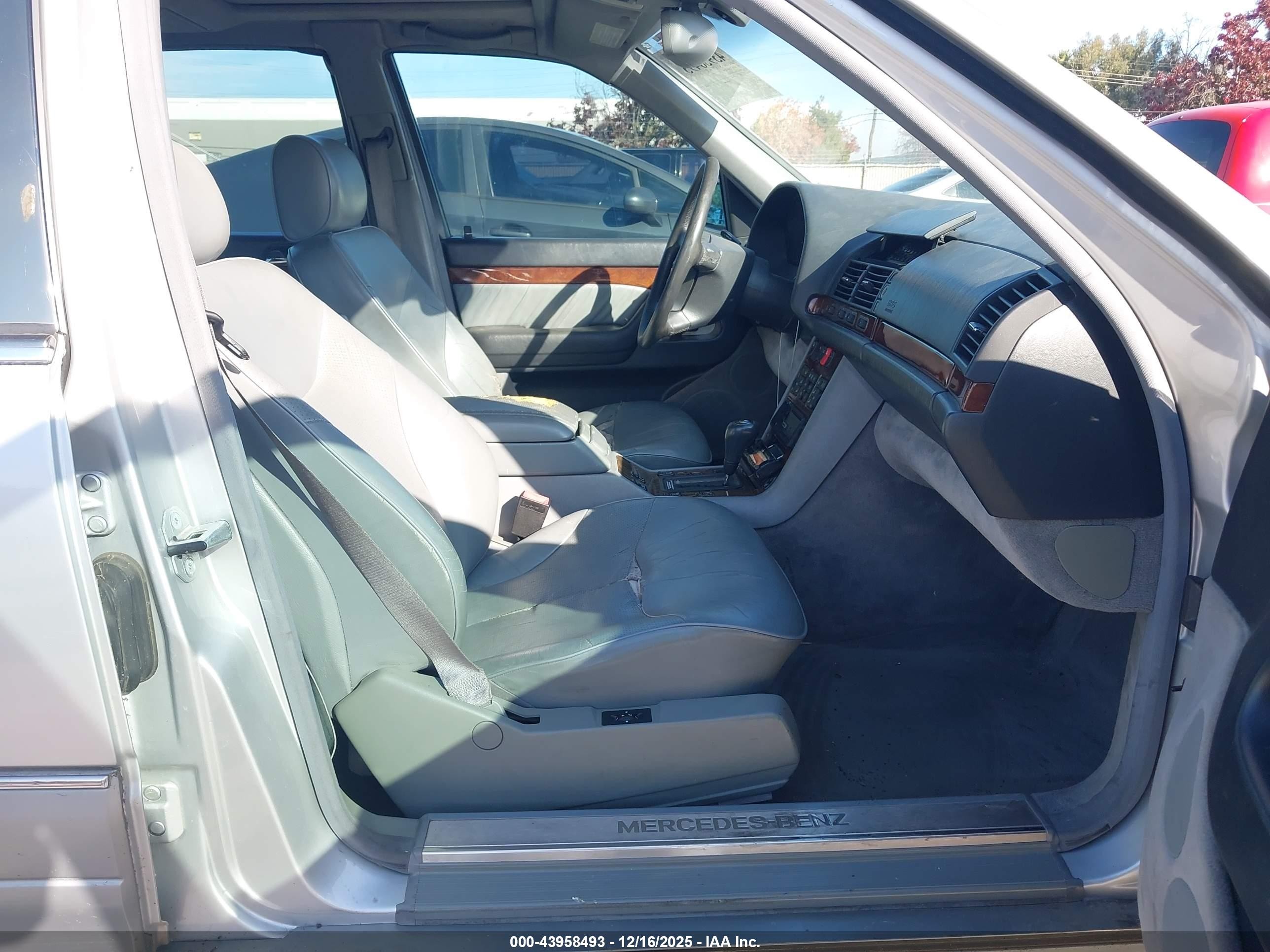 1995 Mercedes-benz S 500 Silver vin: WDBGA51E9SA241182