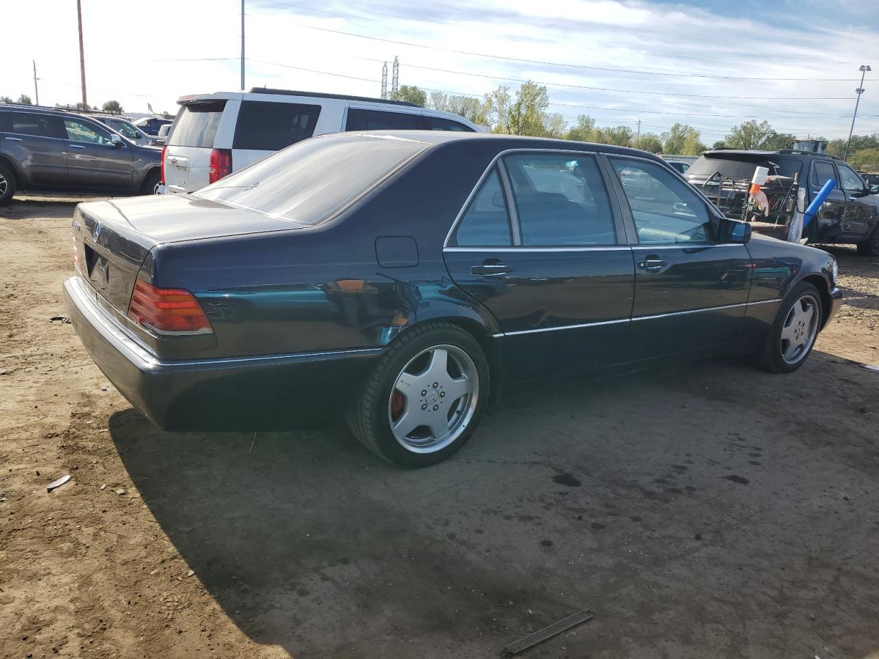 1994 Mercedes-benz S 500 Blue vin: WDBGA51EXRA166986