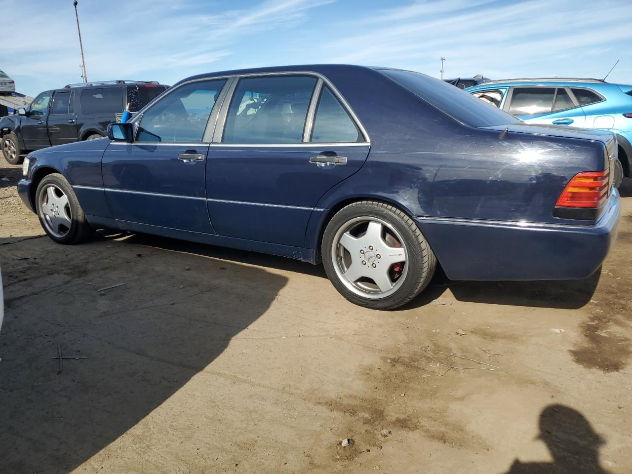 1994 Mercedes-benz S 500 Blue vin: WDBGA51EXRA166986