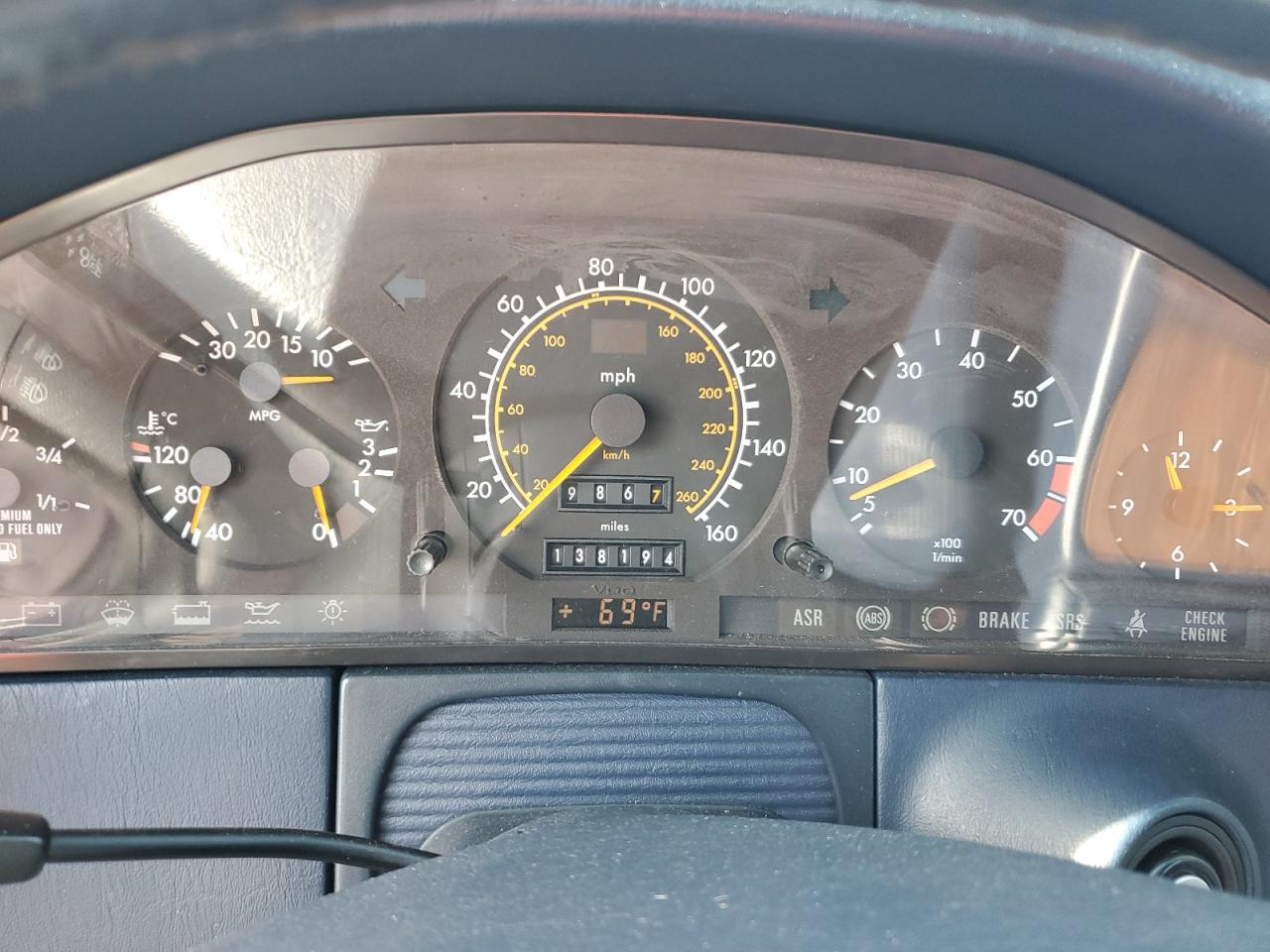 1994 Mercedes-benz S 500 Синий vin: WDBGA51EXRA166986
