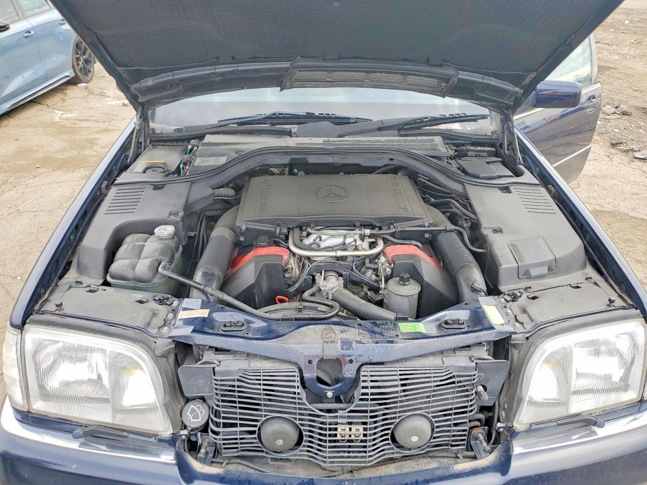 1994 Mercedes-benz S 500 Blue vin: WDBGA51EXRA166986