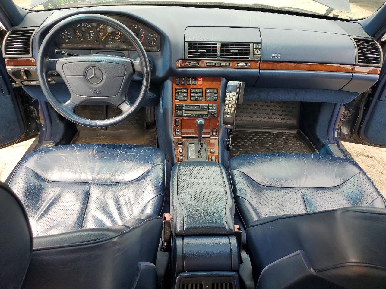 1994 Mercedes-benz S 500 Blue vin: WDBGA51EXRA166986