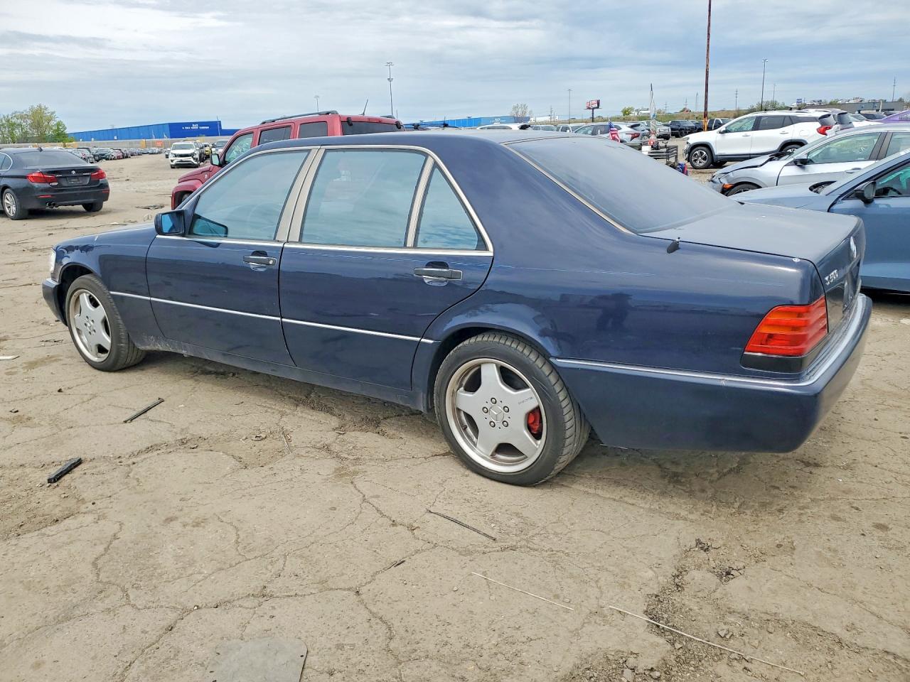 1994 Mercedes-benz S 500 Blue vin: WDBGA51EXRA166986