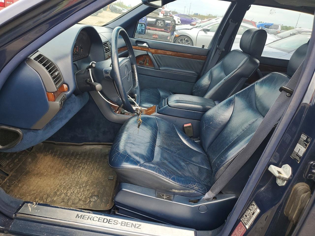 1994 Mercedes-benz S 500 Blue vin: WDBGA51EXRA166986