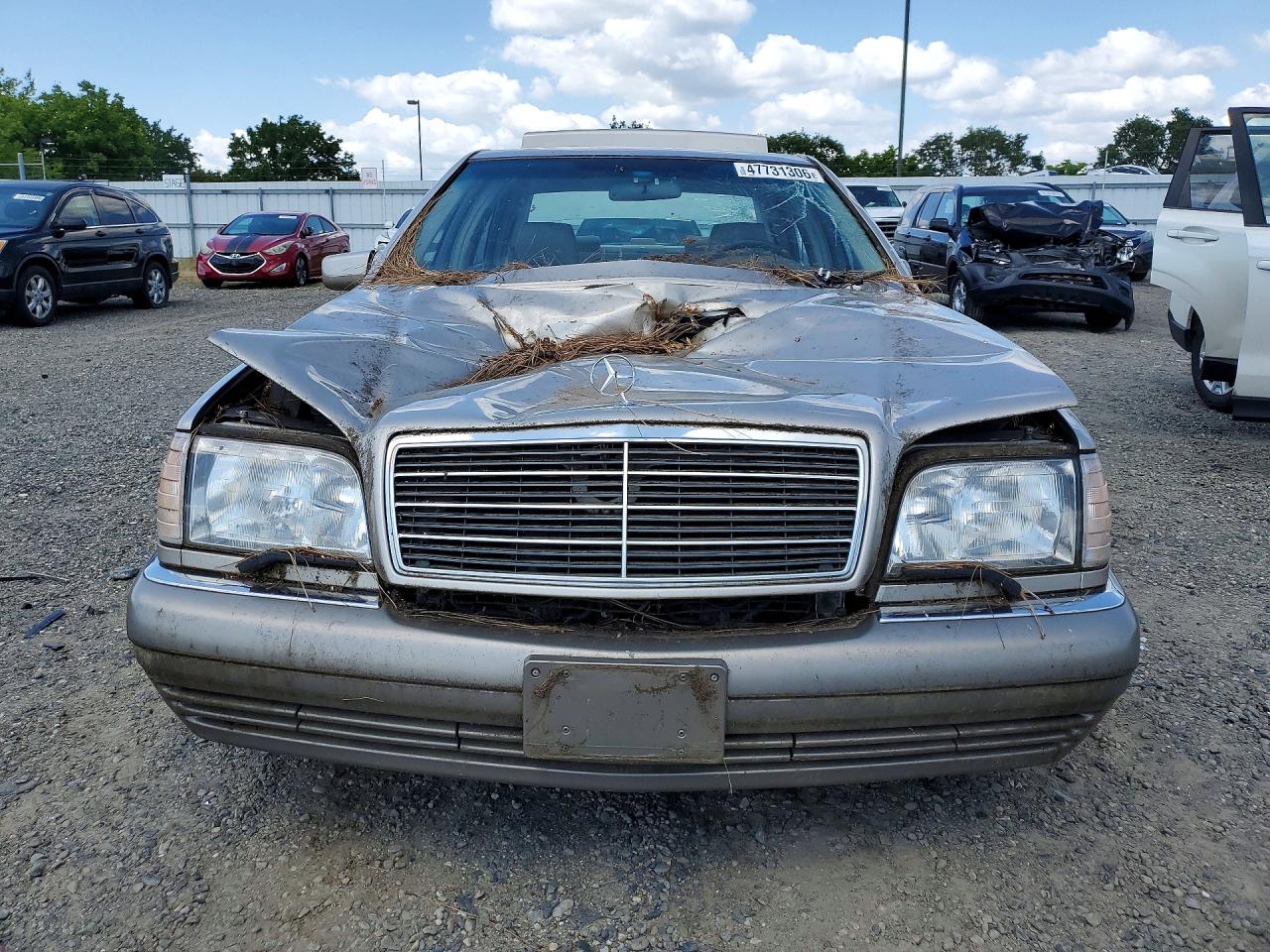 1995 Mercedes-benz S 500 Silver vin: WDBGA51EXSA275308
