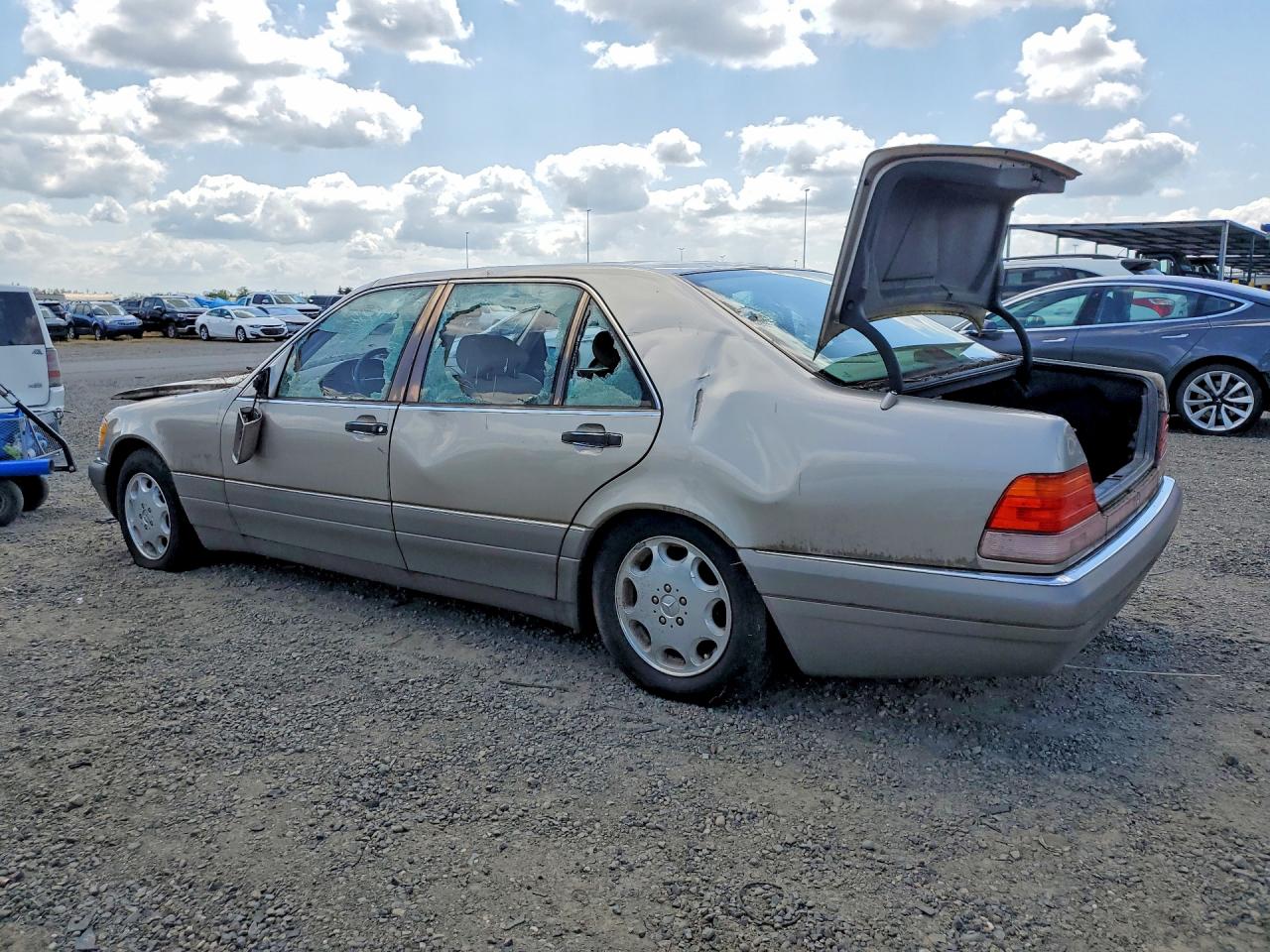 1995 Mercedes-benz S 500 Silver vin: WDBGA51EXSA275308