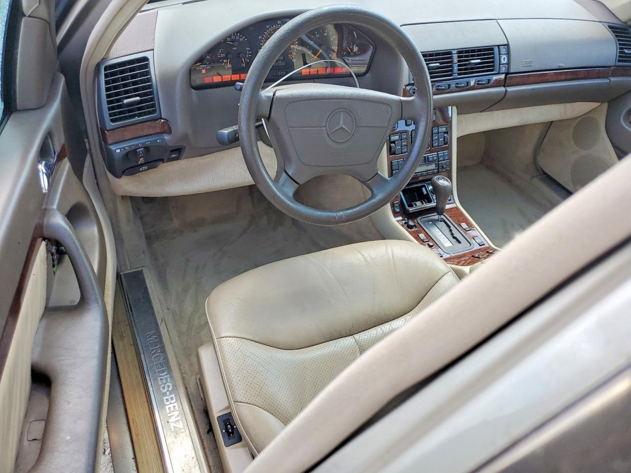 1995 Mercedes-benz S 500 Silver vin: WDBGA51EXSA275308