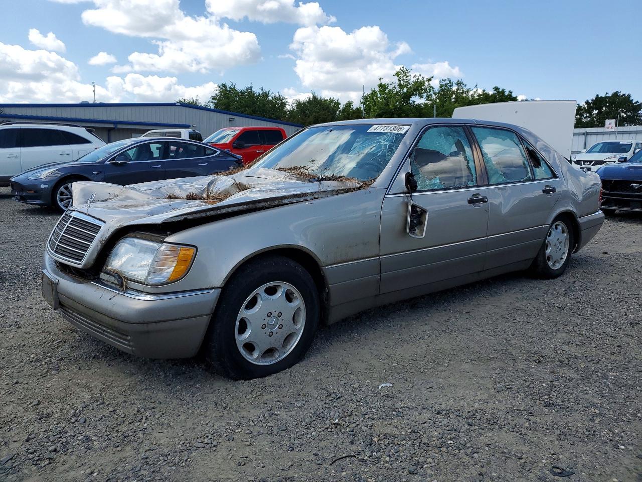 1995 Mercedes-benz S 500 Silver vin: WDBGA51EXSA275308