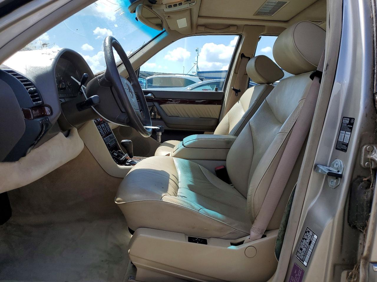 1995 Mercedes-benz S 500 Silver vin: WDBGA51EXSA275308