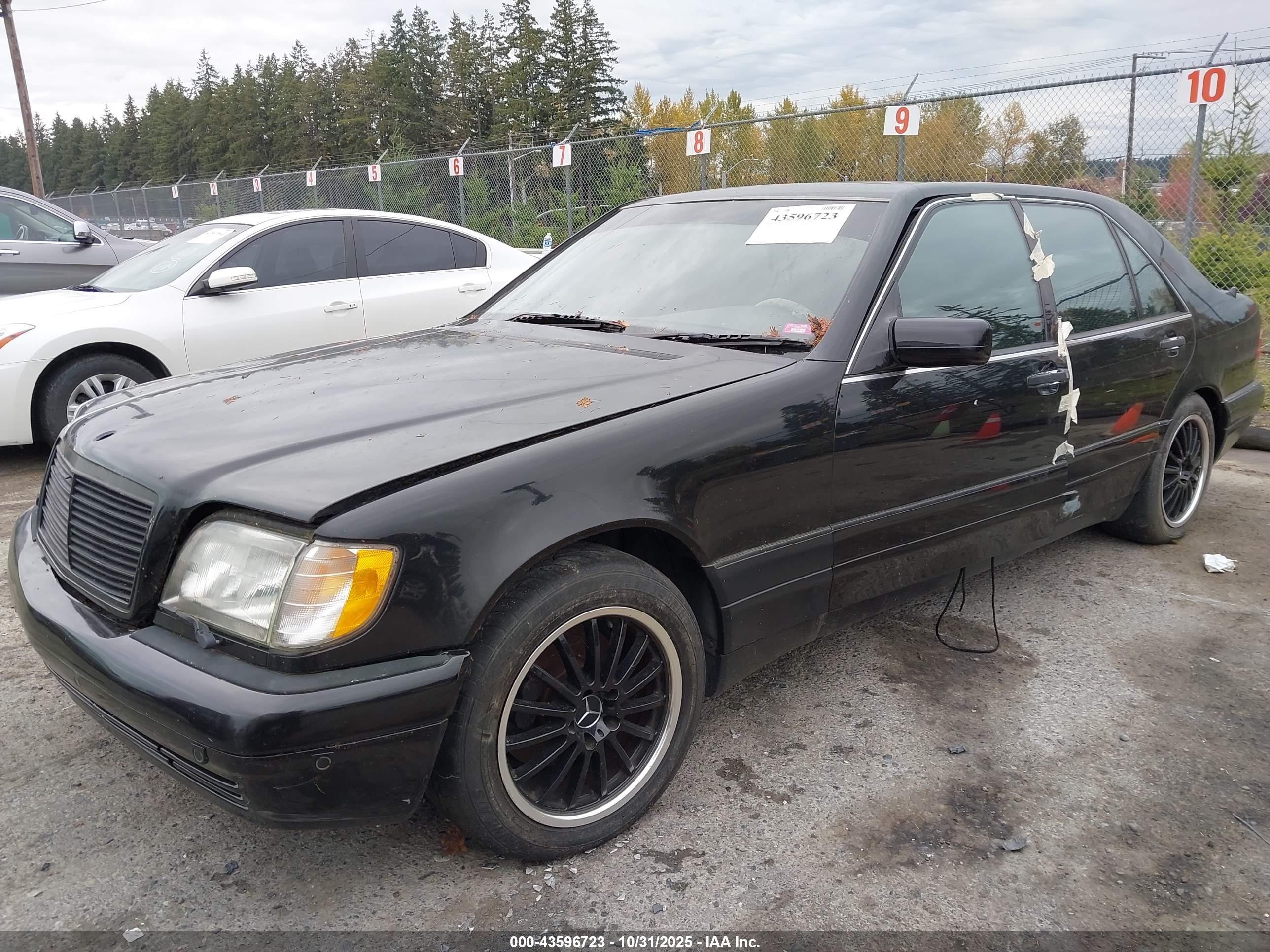 1998 Mercedes-benz S 500   Black vin: WDBGA51G0WA386750