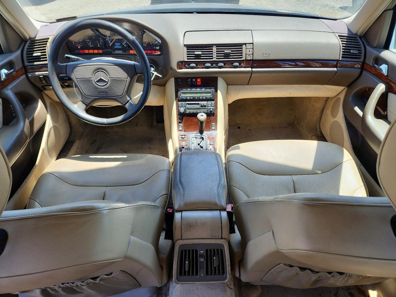 1997 Mercedes-benz S 500 Черный vin: WDBGA51G1VA347602