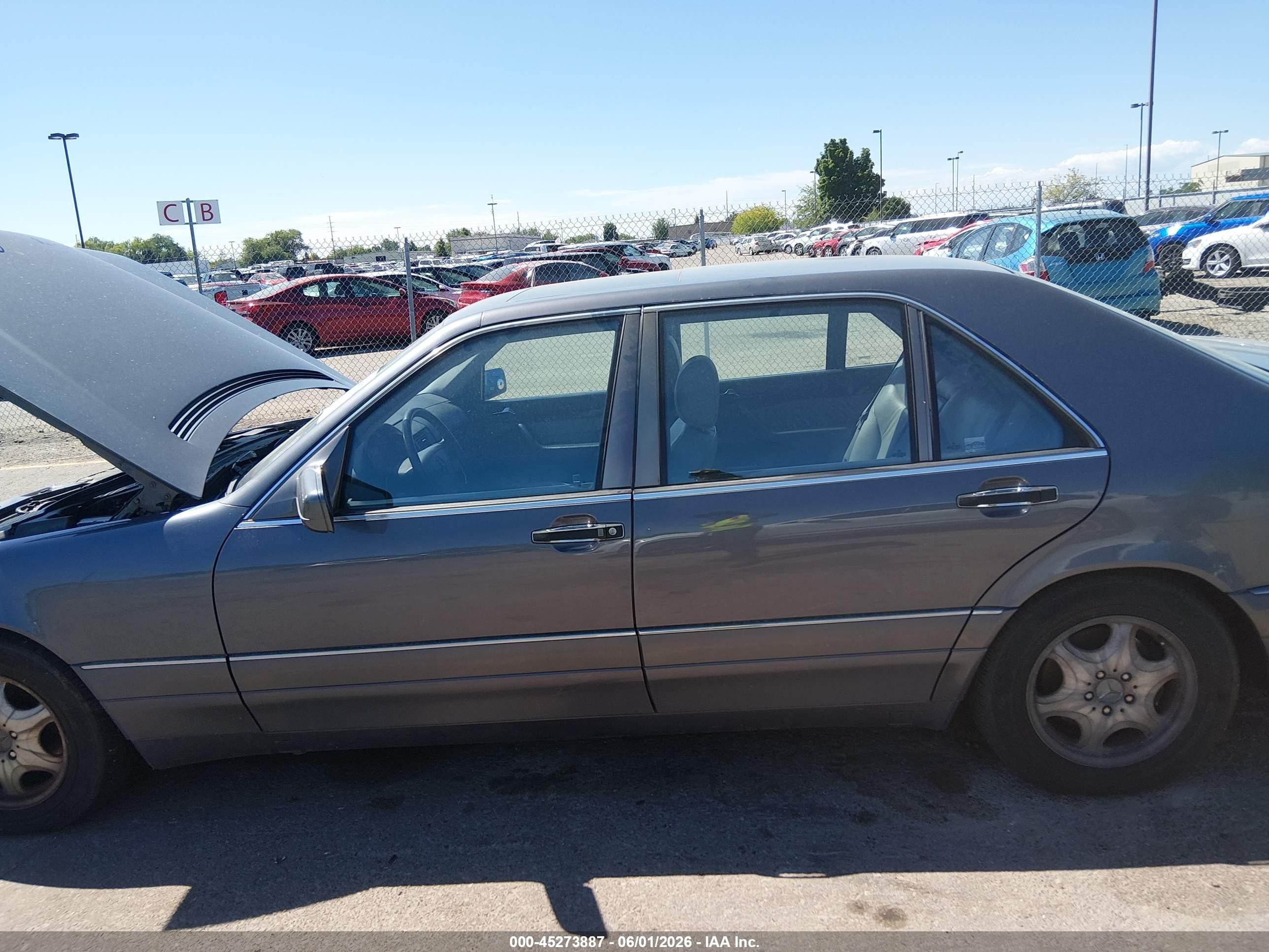 1998 Mercedes-benz S 500   Gray vin: WDBGA51G1WA390564