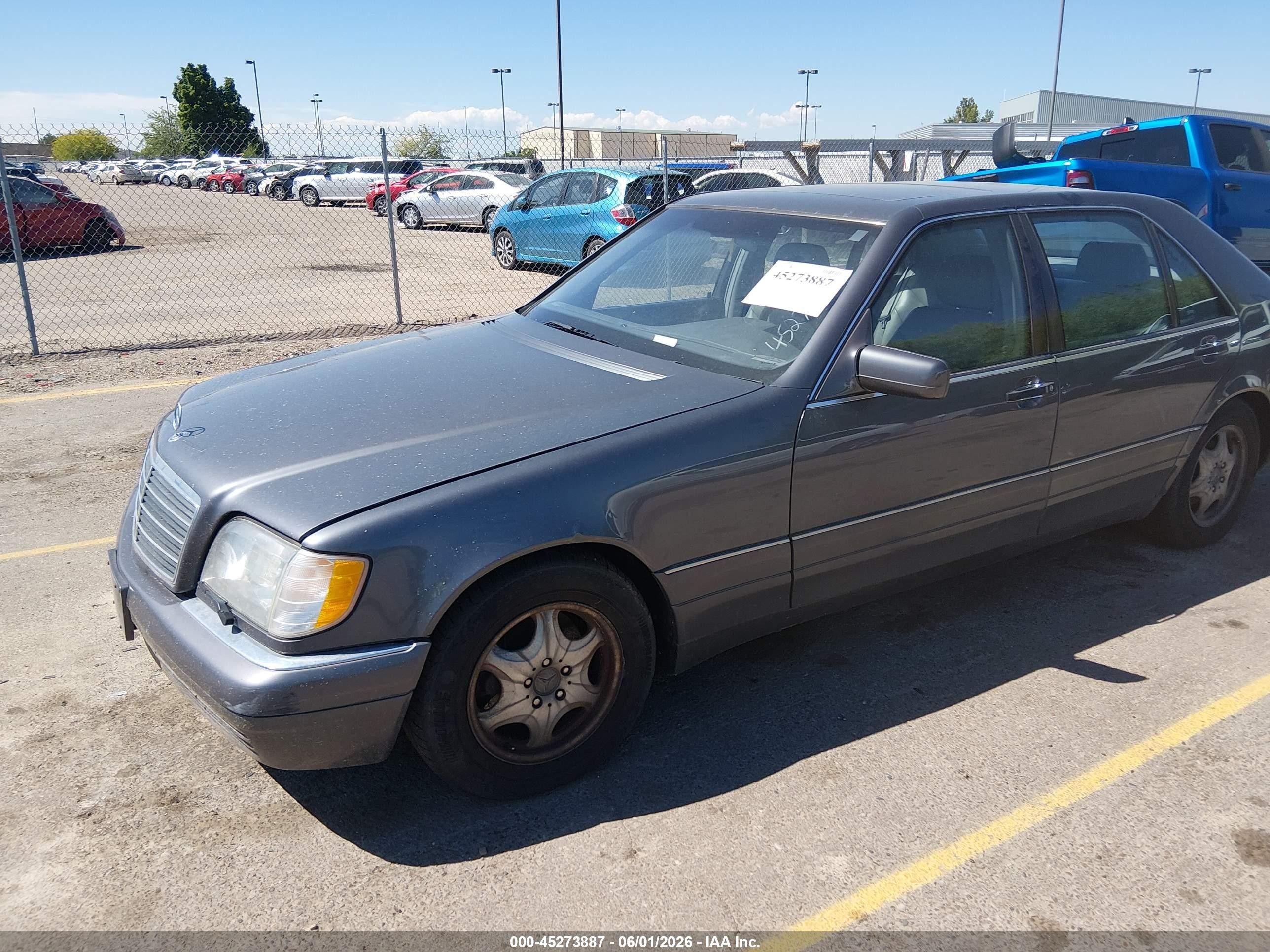 1998 Mercedes-benz S 500   Gray vin: WDBGA51G1WA390564
