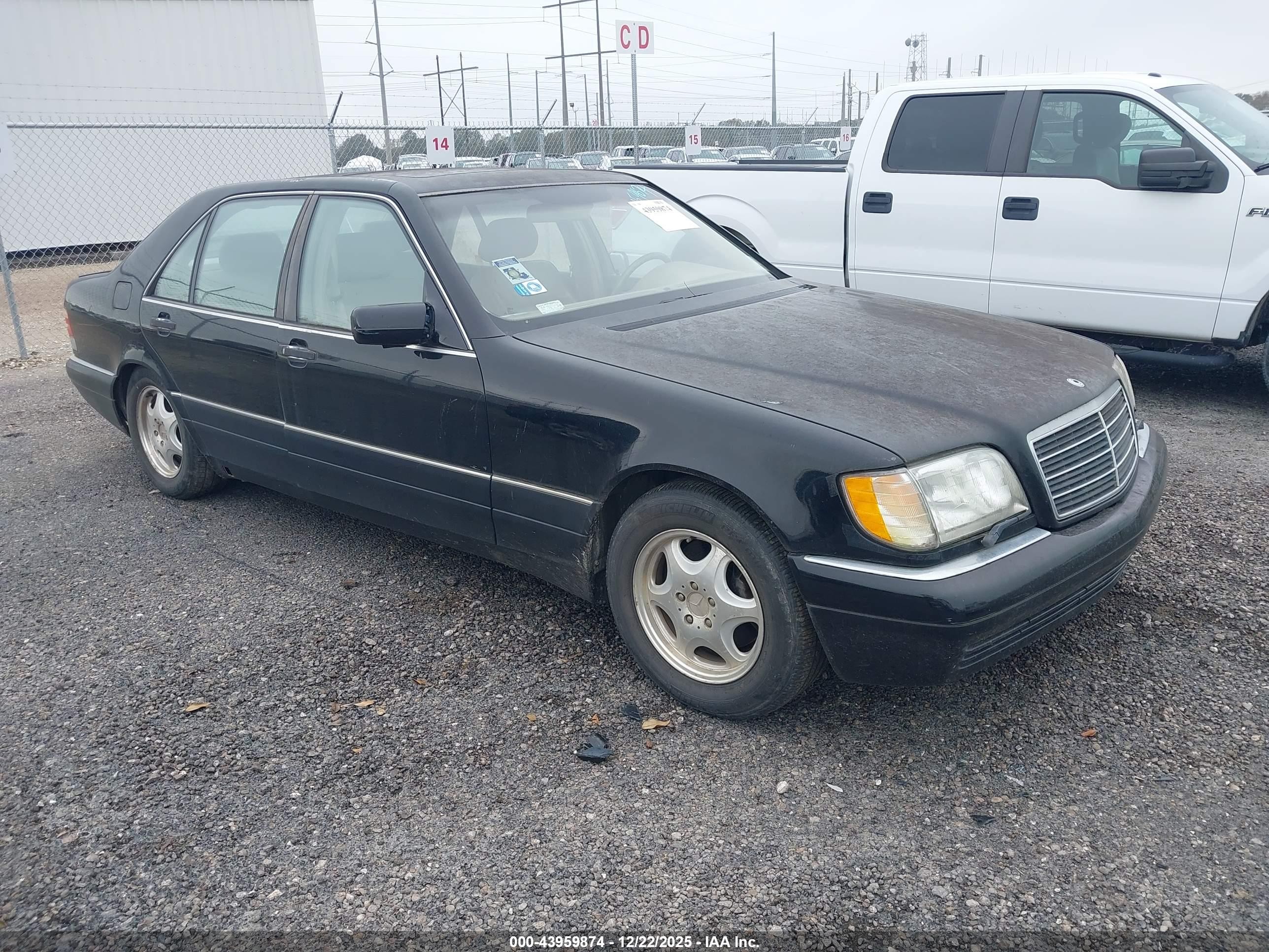 1999 Mercedes-benz S 500   Черный vin: WDBGA51G2XA424710