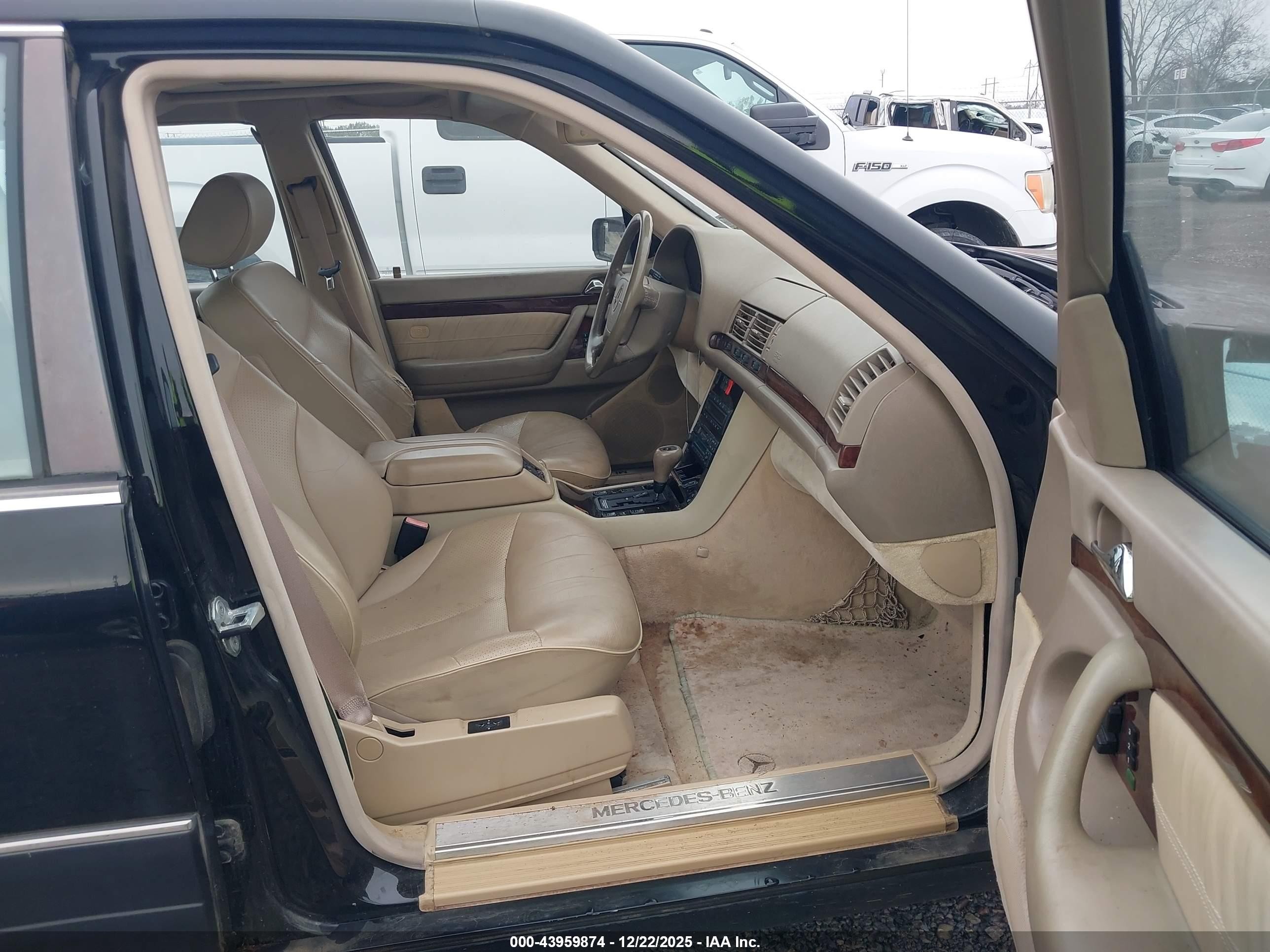 1999 Mercedes-benz S 500   Черный vin: WDBGA51G2XA424710
