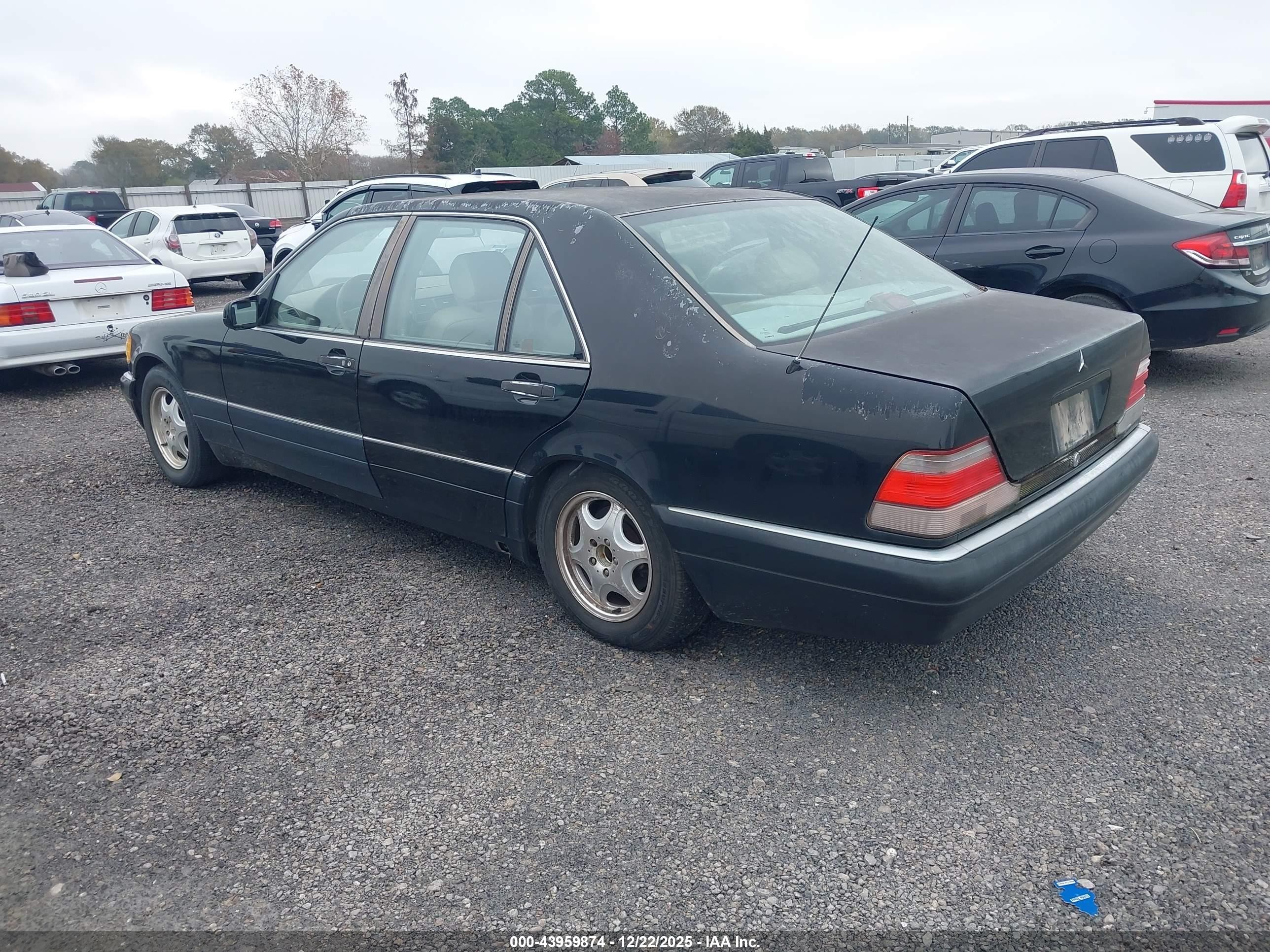 1999 Mercedes-benz S 500   Черный vin: WDBGA51G2XA424710