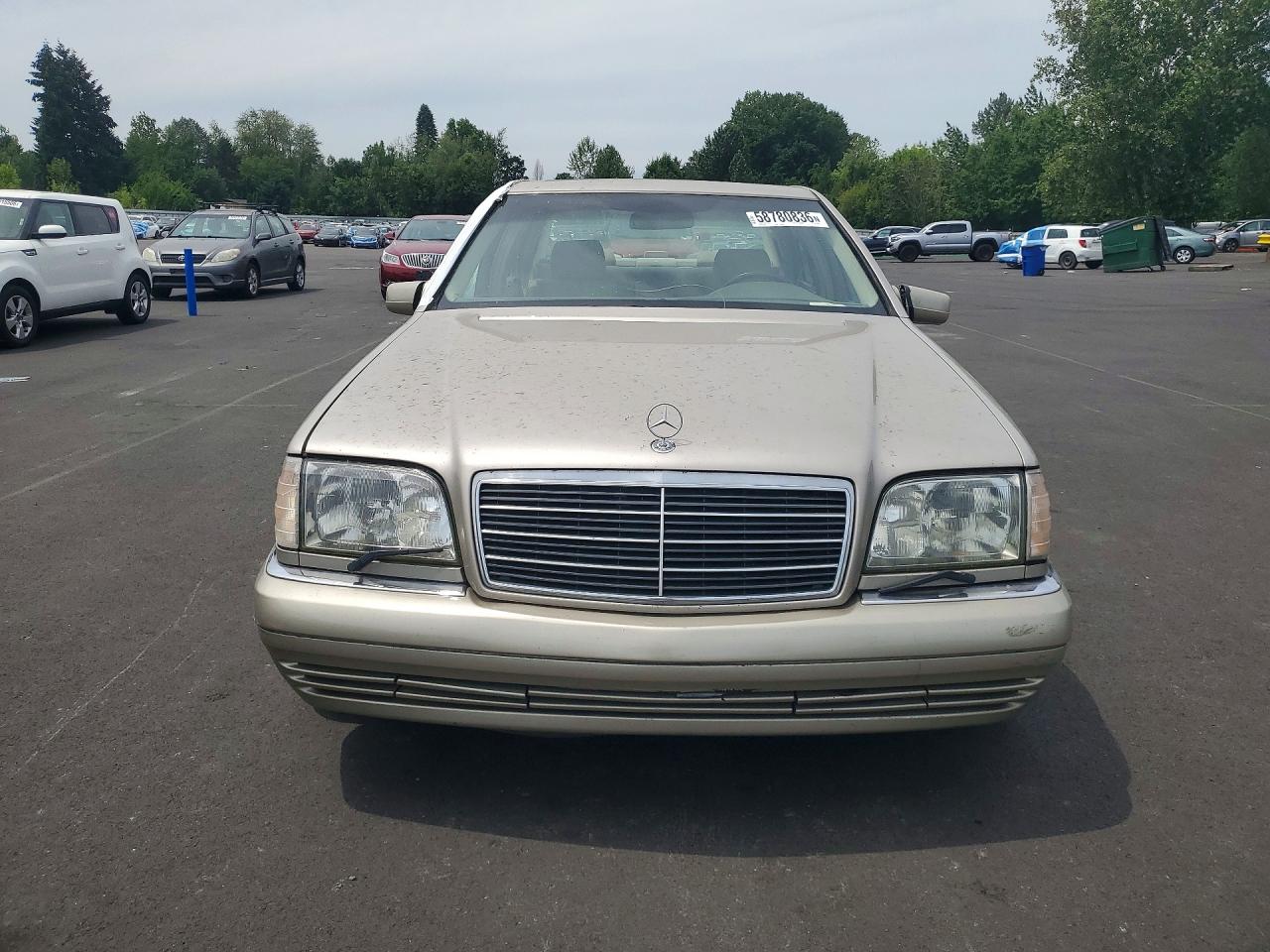 1997 Mercedes-benz S 500 Silver vin: WDBGA51G3VA342918