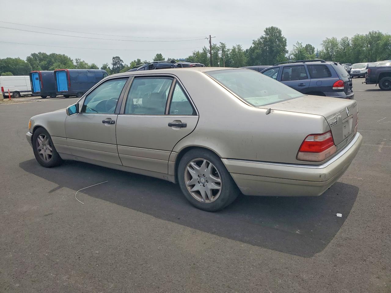 1997 Mercedes-benz S 500 Silver vin: WDBGA51G3VA342918