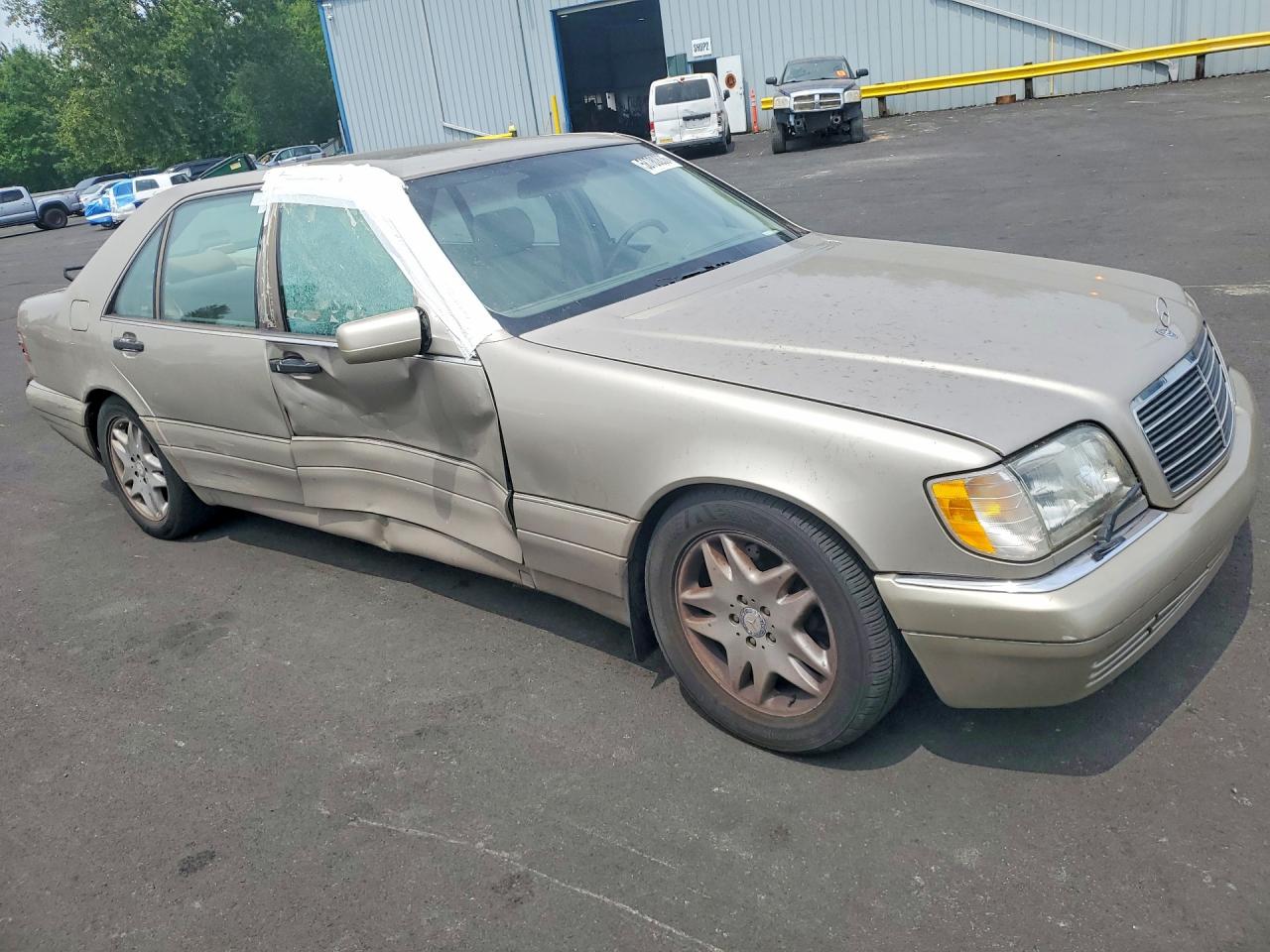1997 Mercedes-benz S 500 Silver vin: WDBGA51G3VA342918