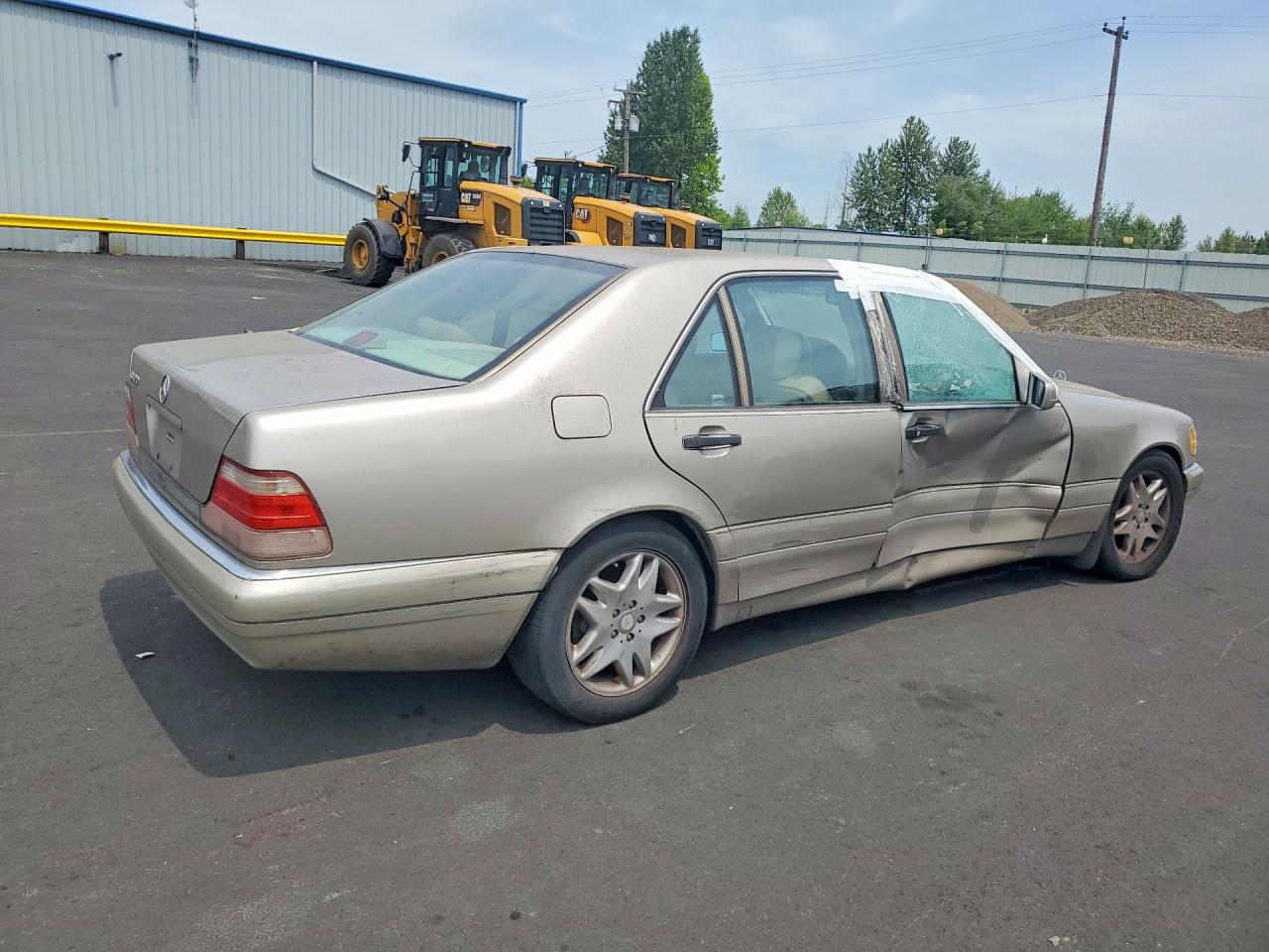 1997 Mercedes-benz S 500 Silver vin: WDBGA51G3VA342918