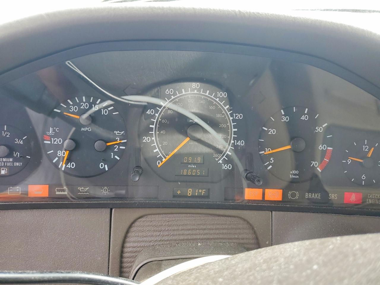 1997 Mercedes-benz S 500 Silver vin: WDBGA51G3VA342918