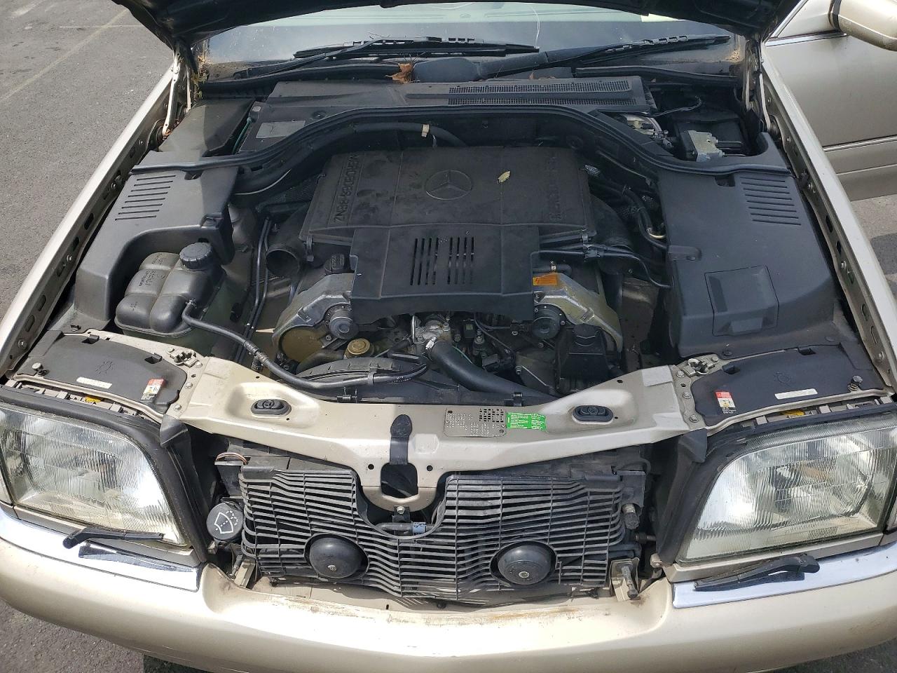 1997 Mercedes-benz S 500 Silver vin: WDBGA51G3VA342918