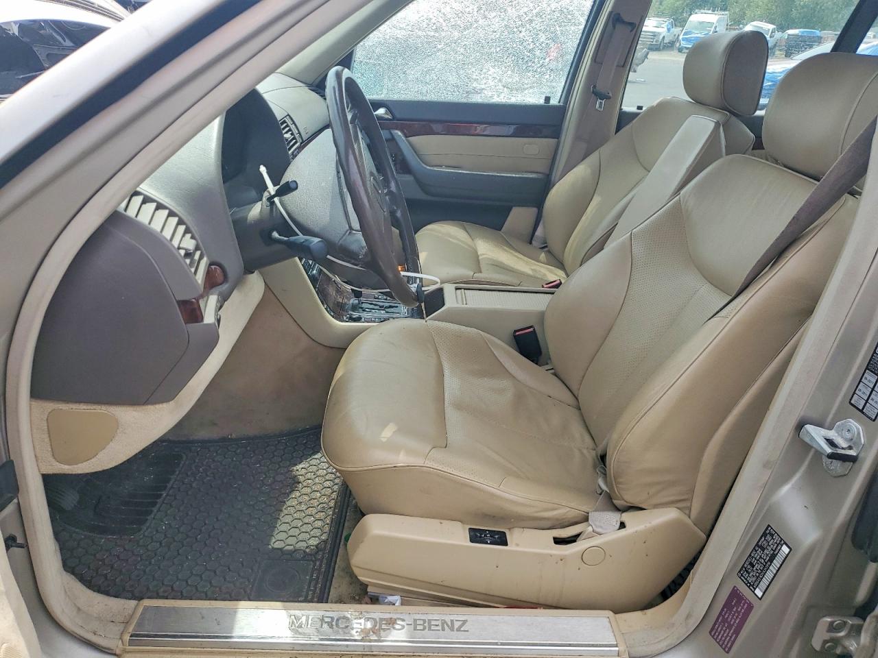 1997 Mercedes-benz S 500 Silver vin: WDBGA51G3VA342918