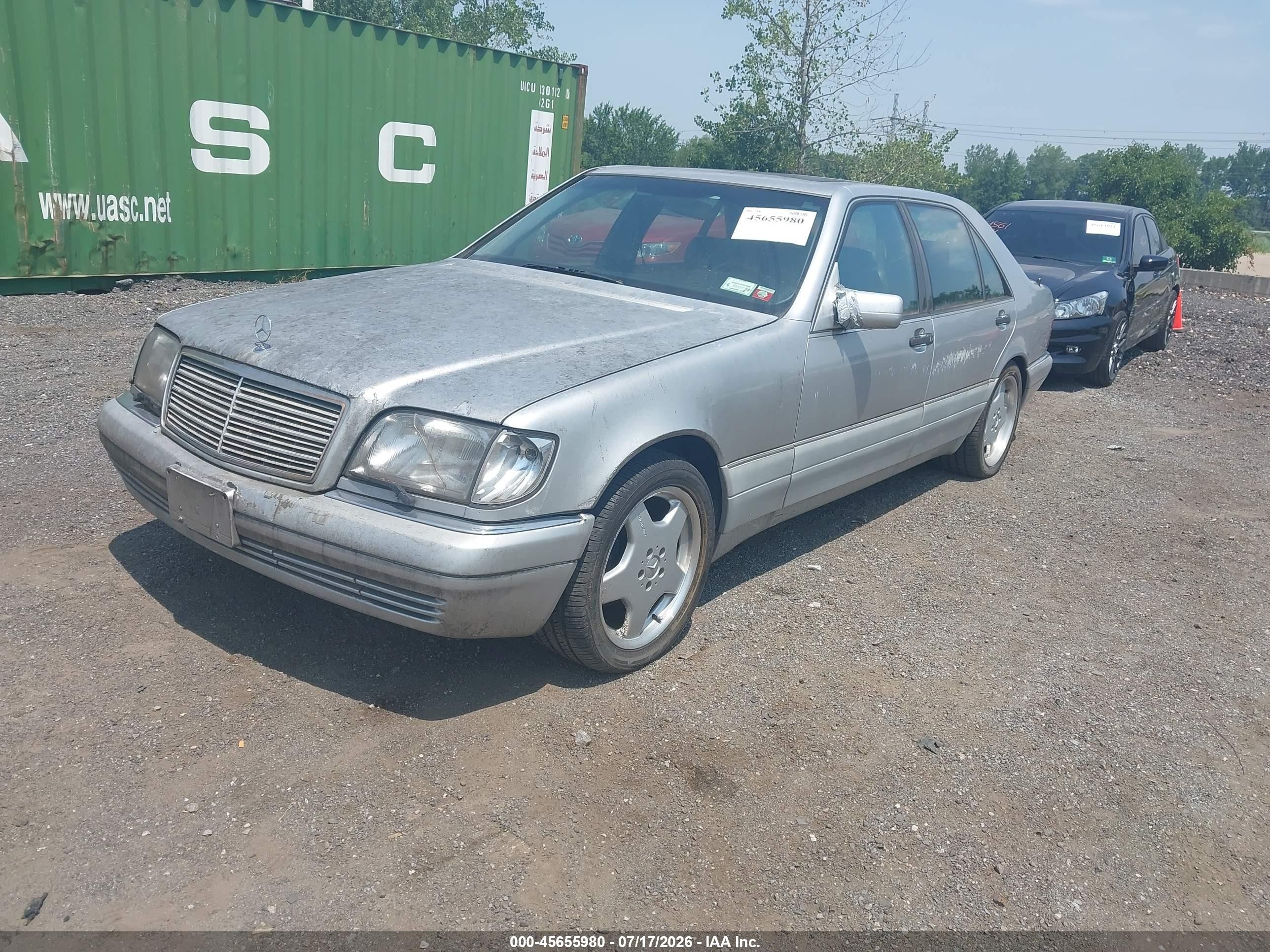 1997 Mercedes-benz S 500   Gray vin: WDBGA51G5VA350499