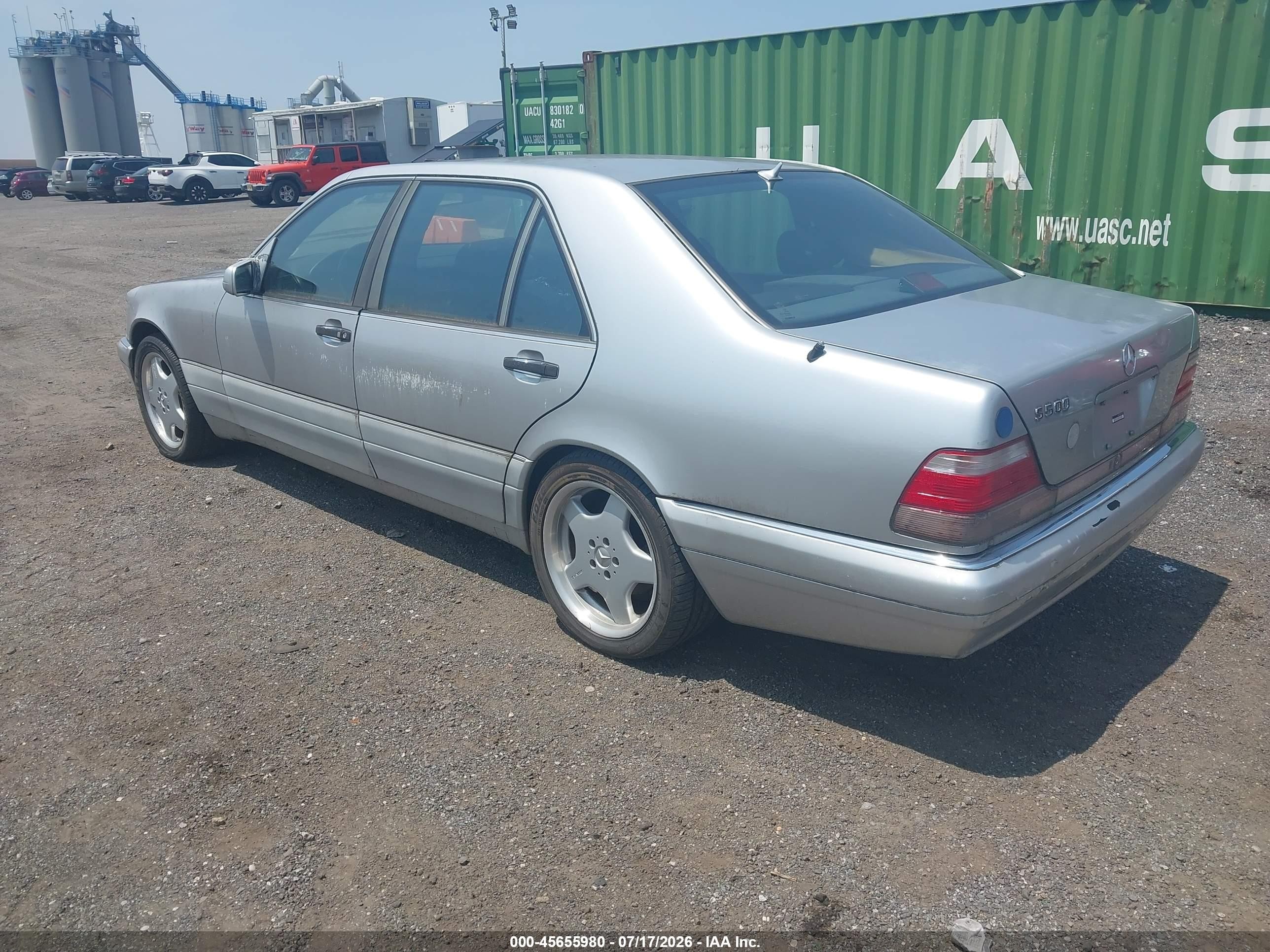 1997 Mercedes-benz S 500   Gray vin: WDBGA51G5VA350499