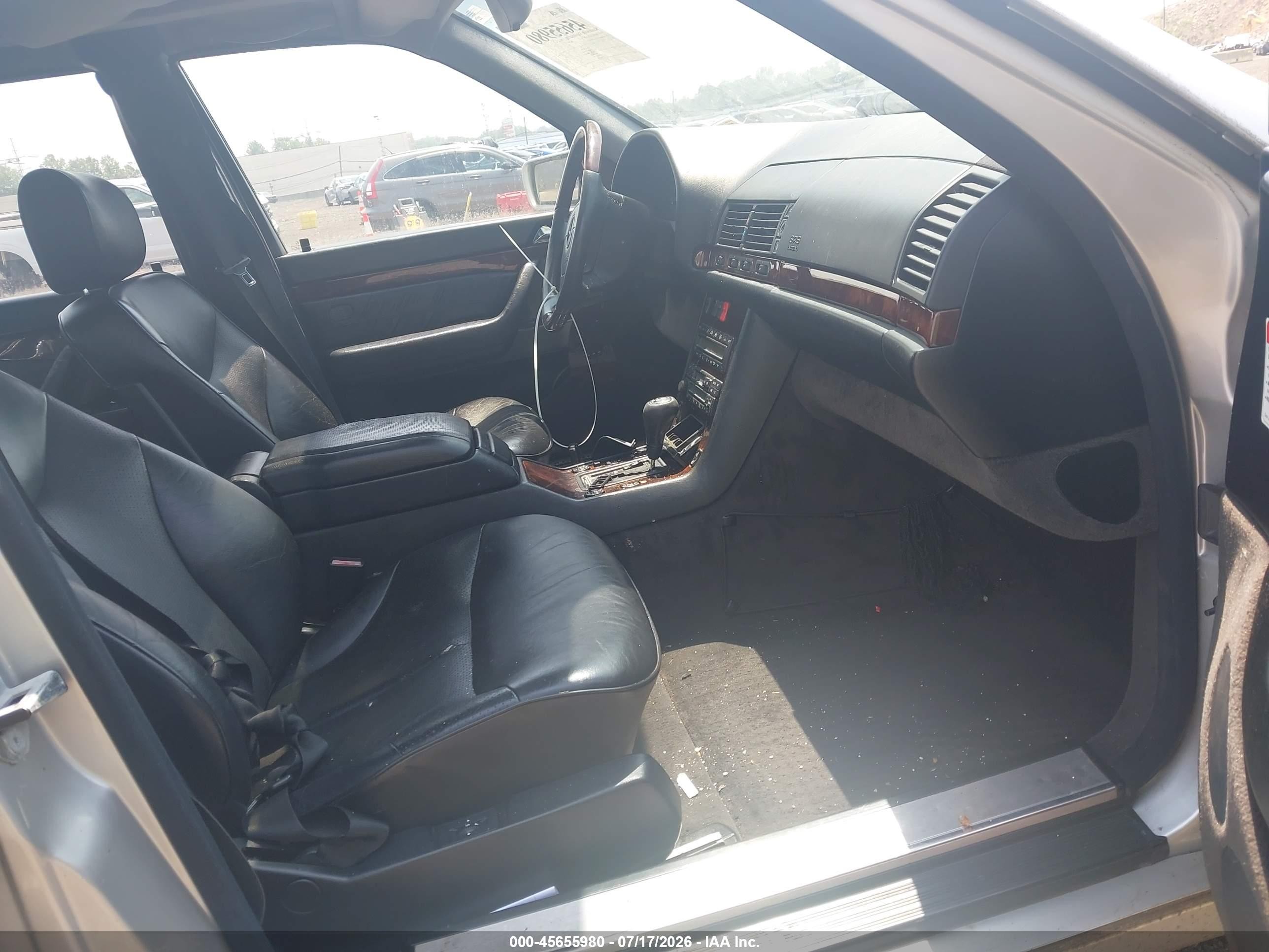 1997 Mercedes-benz S 500   Gray vin: WDBGA51G5VA350499