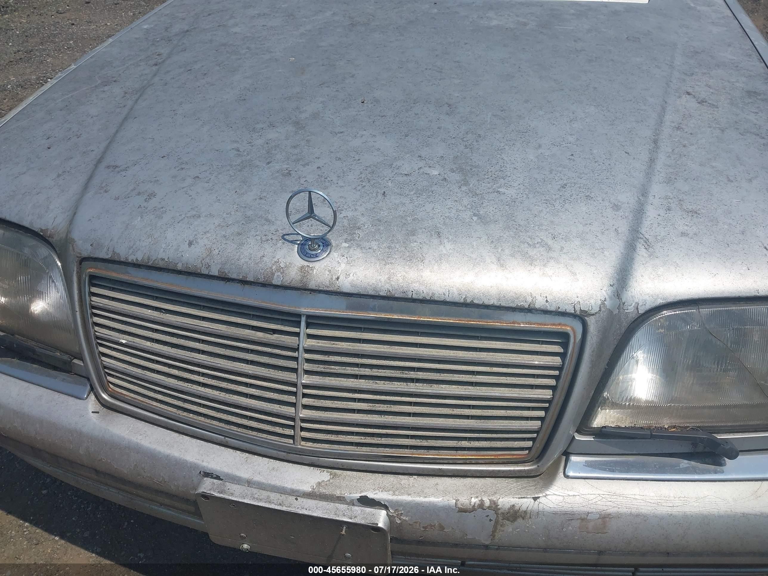 1997 Mercedes-benz S 500   Gray vin: WDBGA51G5VA350499