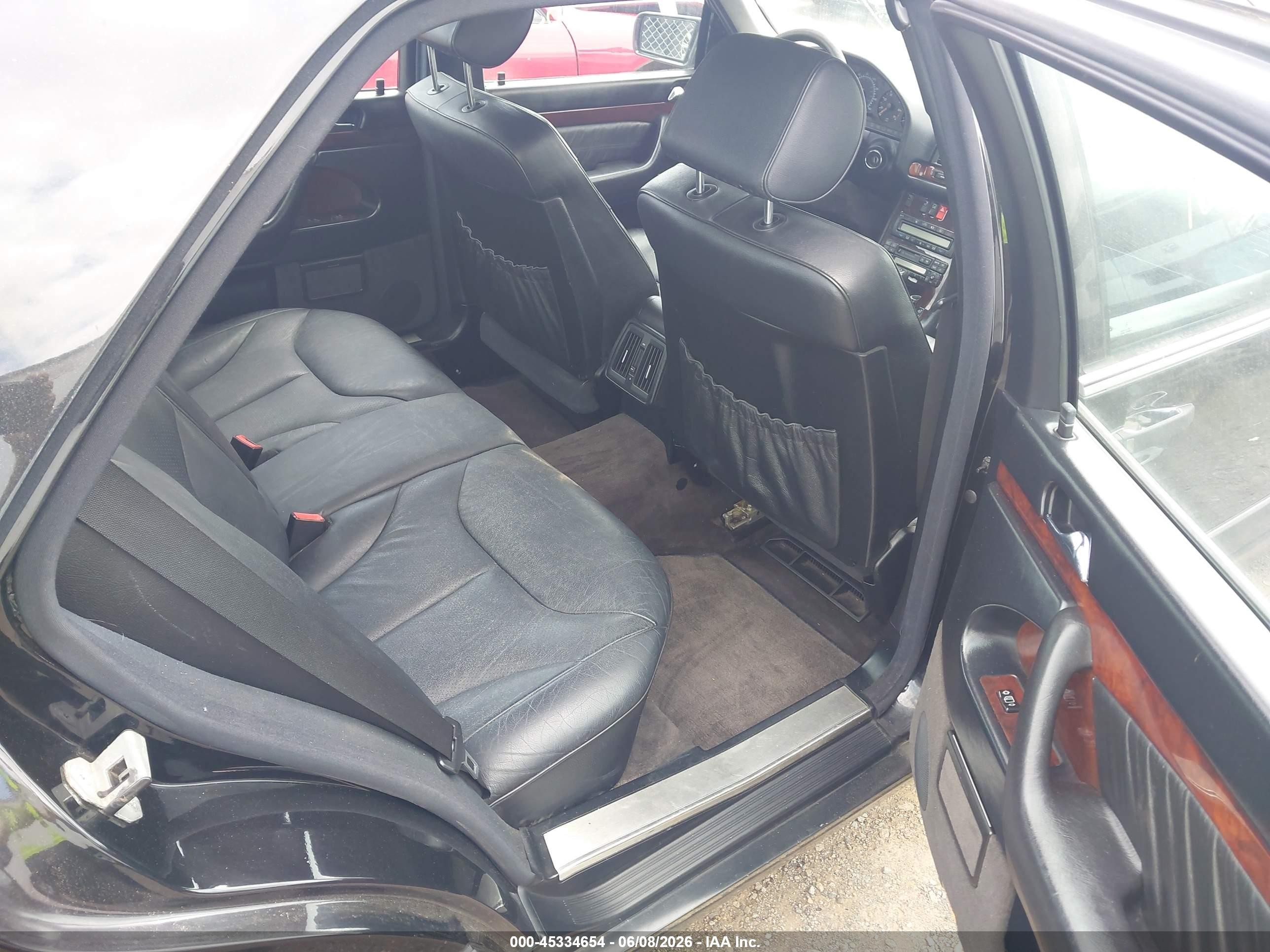 1998 Mercedes-benz S 500   Black vin: WDBGA51G5WA379261
