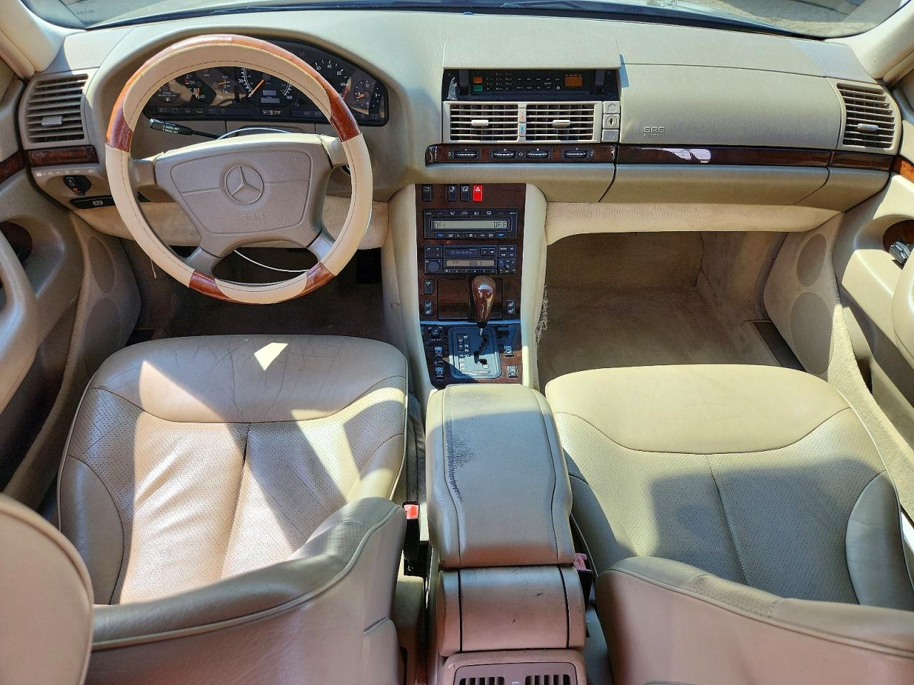 1997 Mercedes-benz S 500 Beige vin: WDBGA51G6VA372057