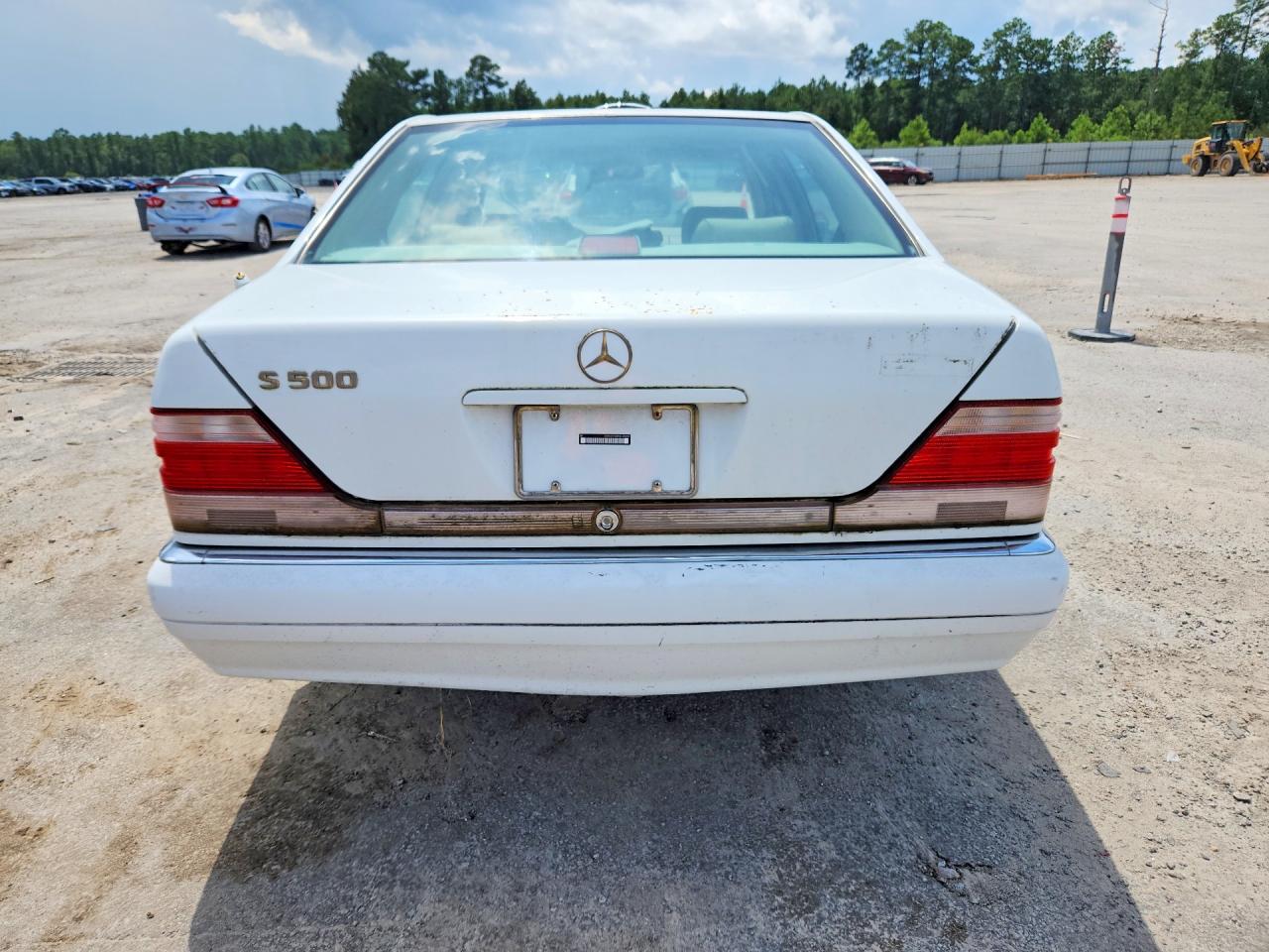 1999 Mercedes-benz S 500 White vin: WDBGA51G8XA429460