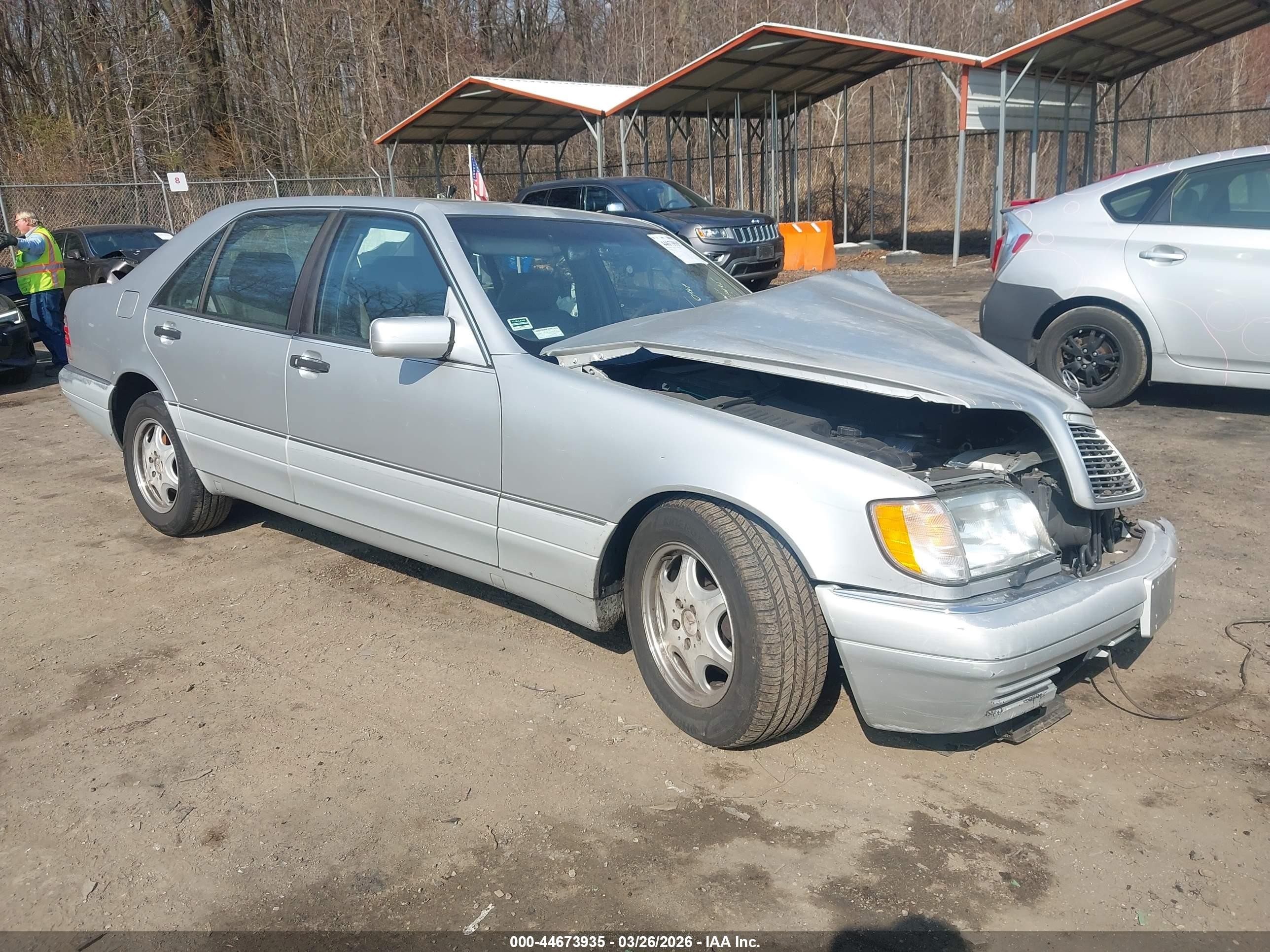 1999 Mercedes-benz S 500   Silver vin: WDBGA51G9XA431301