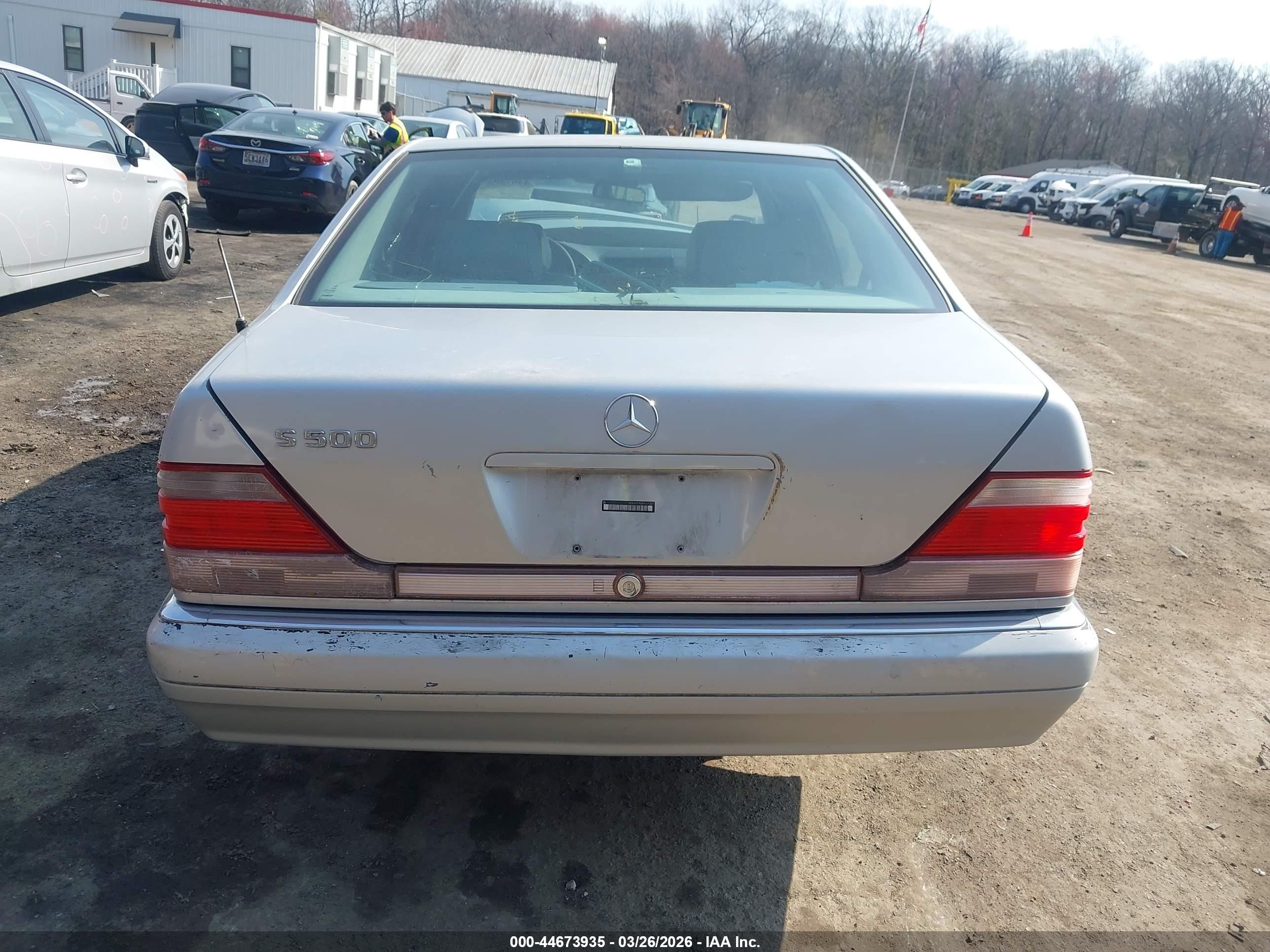 1999 Mercedes-benz S 500   Silver vin: WDBGA51G9XA431301