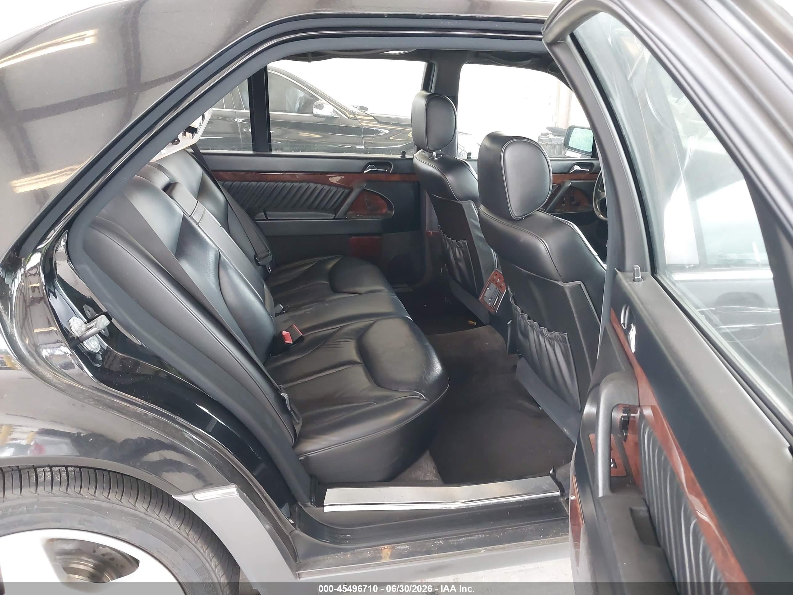 1992 Mercedes-benz 600 Sel Black vin: WDBGA57E0NA081186