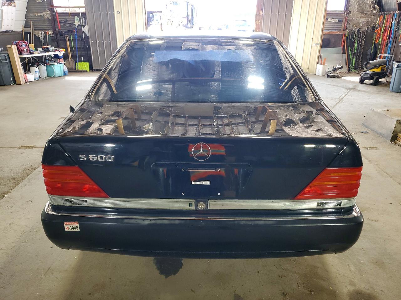 1994 Mercedes-benz S 600 Black vin: WDBGA57E2RA142365