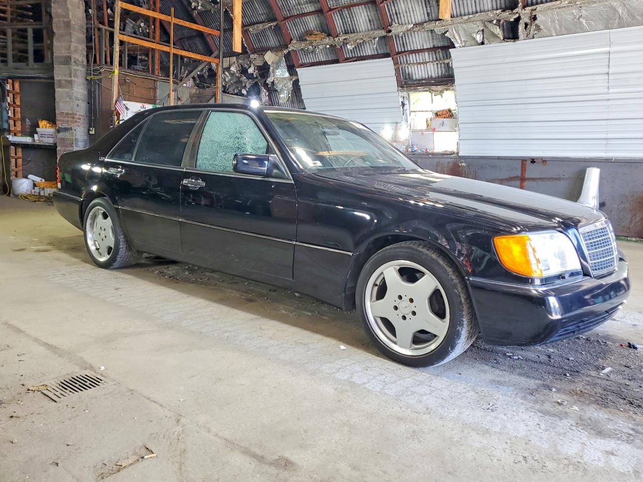 1994 Mercedes-benz S 600 Black vin: WDBGA57E2RA142365